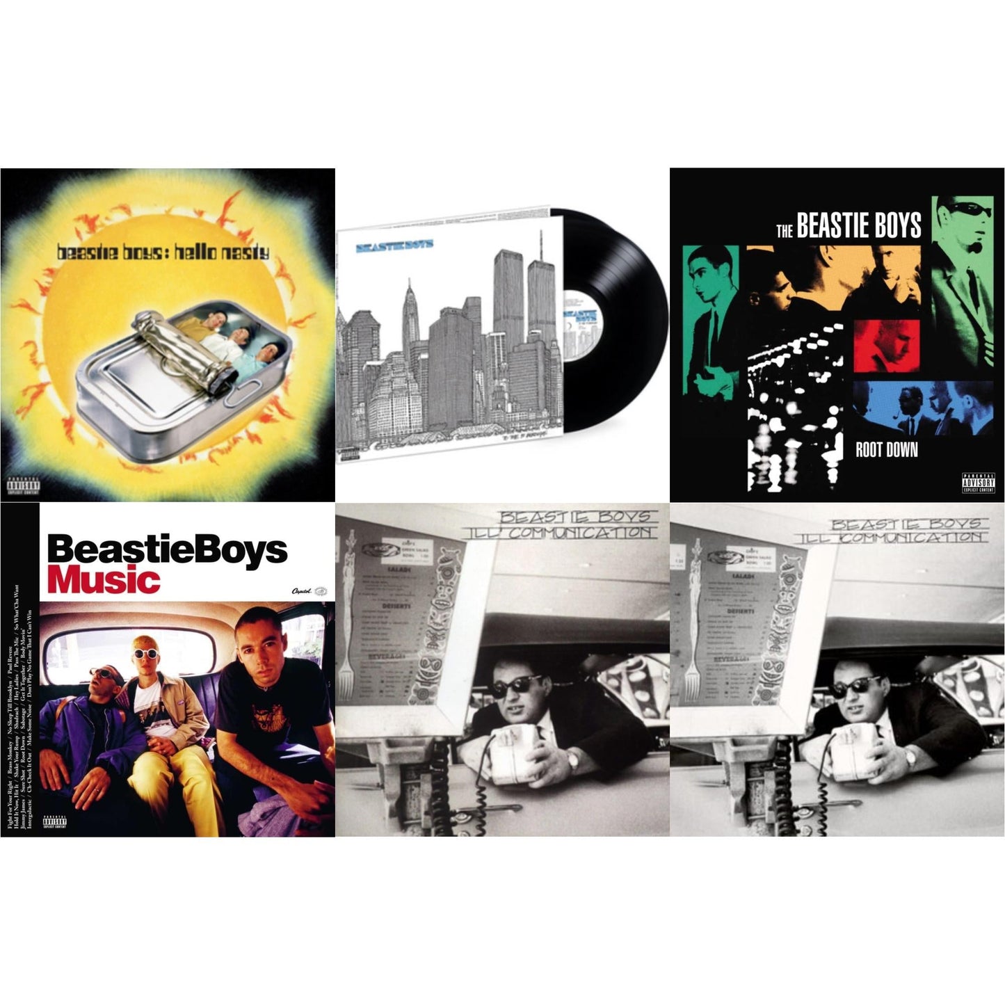 Beastie Boys - Ill Communication & Hello Nasty & Ill Communication (30Th Anniversary Deluxe Edition) (3LP) & Beastie Boys Music (2LP) & To The 5 Boroughs (180G/2LP) & Root Down Ep