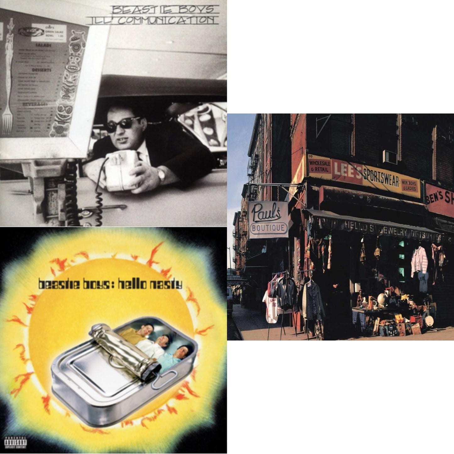 Beastie Boys - Ill Communication & Hello Nasty & Paul's Boutique (2 LP)