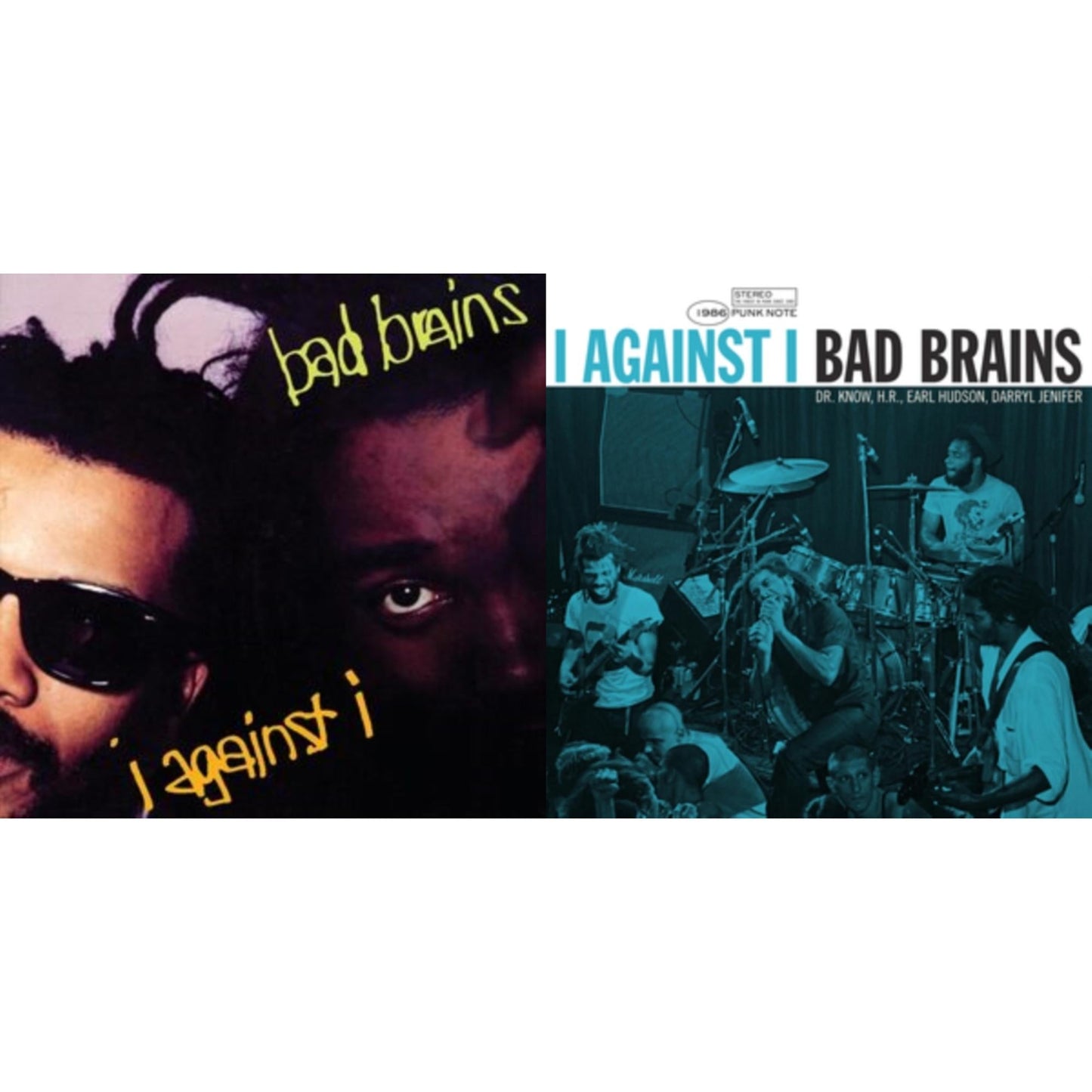 Bad Brains - I Against I & I Against I - Punk Note - LP Vinyl Bundle