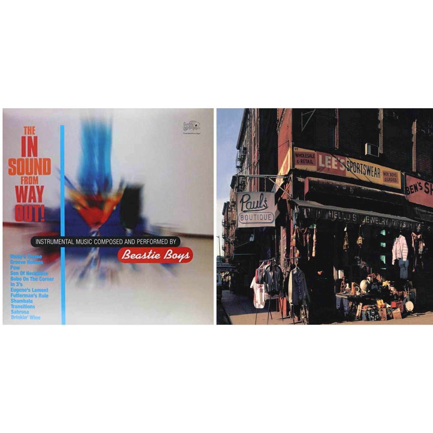 Beastie Boys - In Sound From Way Out (180G) & Paul's Boutique (2 LP)