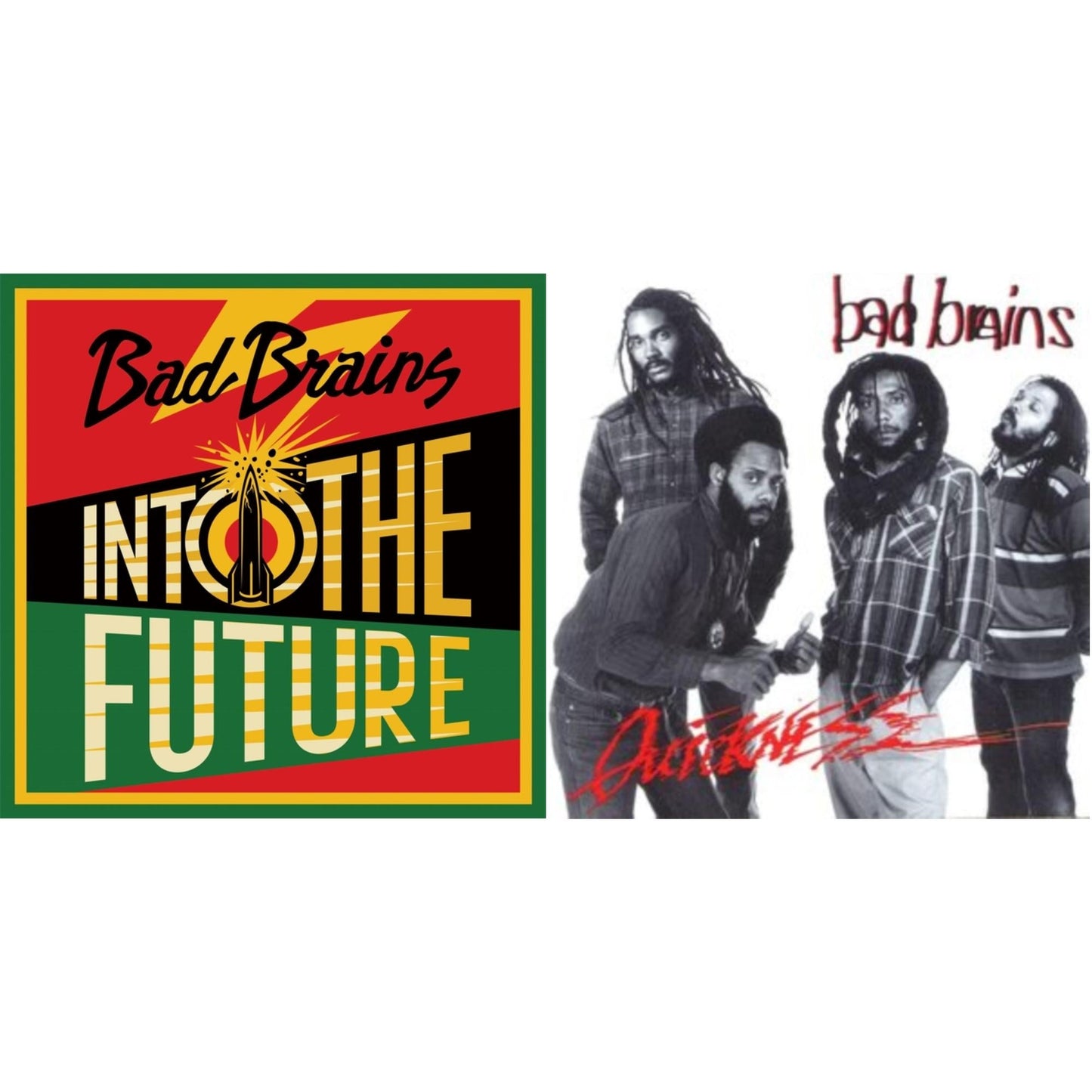 Bad Brains - Into The Future (Green, Yellow, Red Splatter LP Vinyl) & Quickness