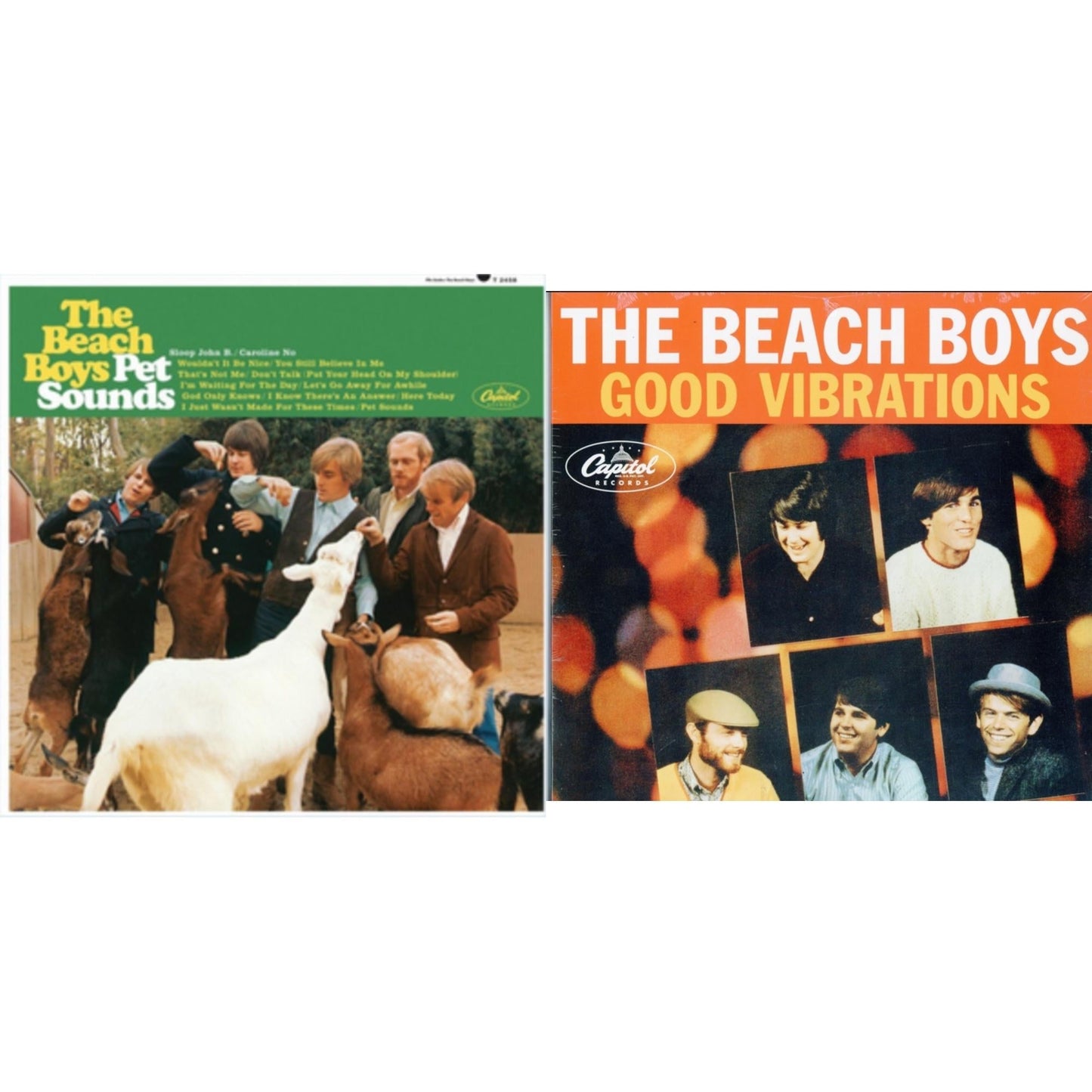 Beach Boys - Pet Sounds (Stereo) & Good Vibrations (Orange/Yellow Swirl-Marble LP Vinyl)
