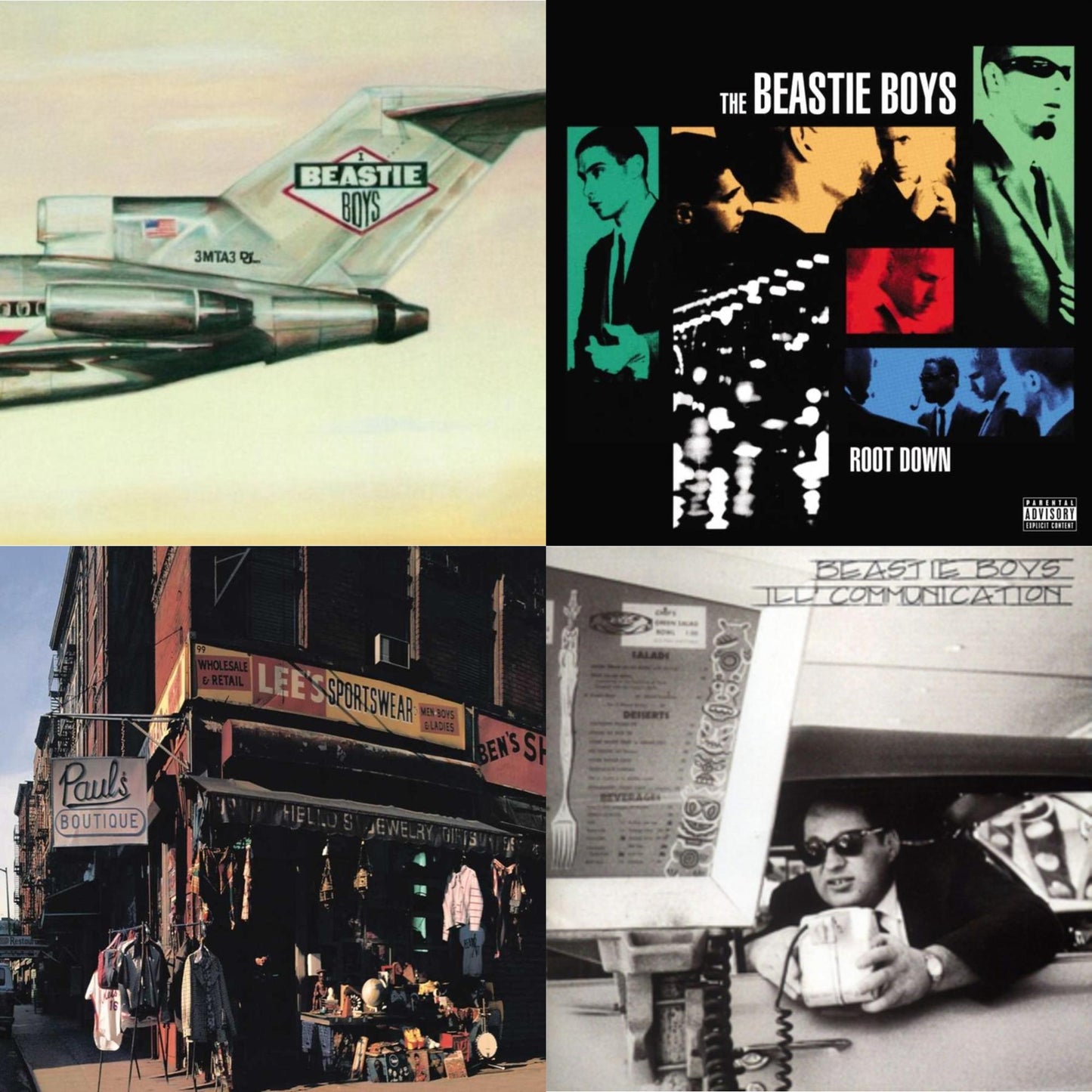Beastie Boys - Ill Communication & Licensed To Ill (30Th Anniversary Edition) & Root Down Ep & Paul's Boutique (2 LP)