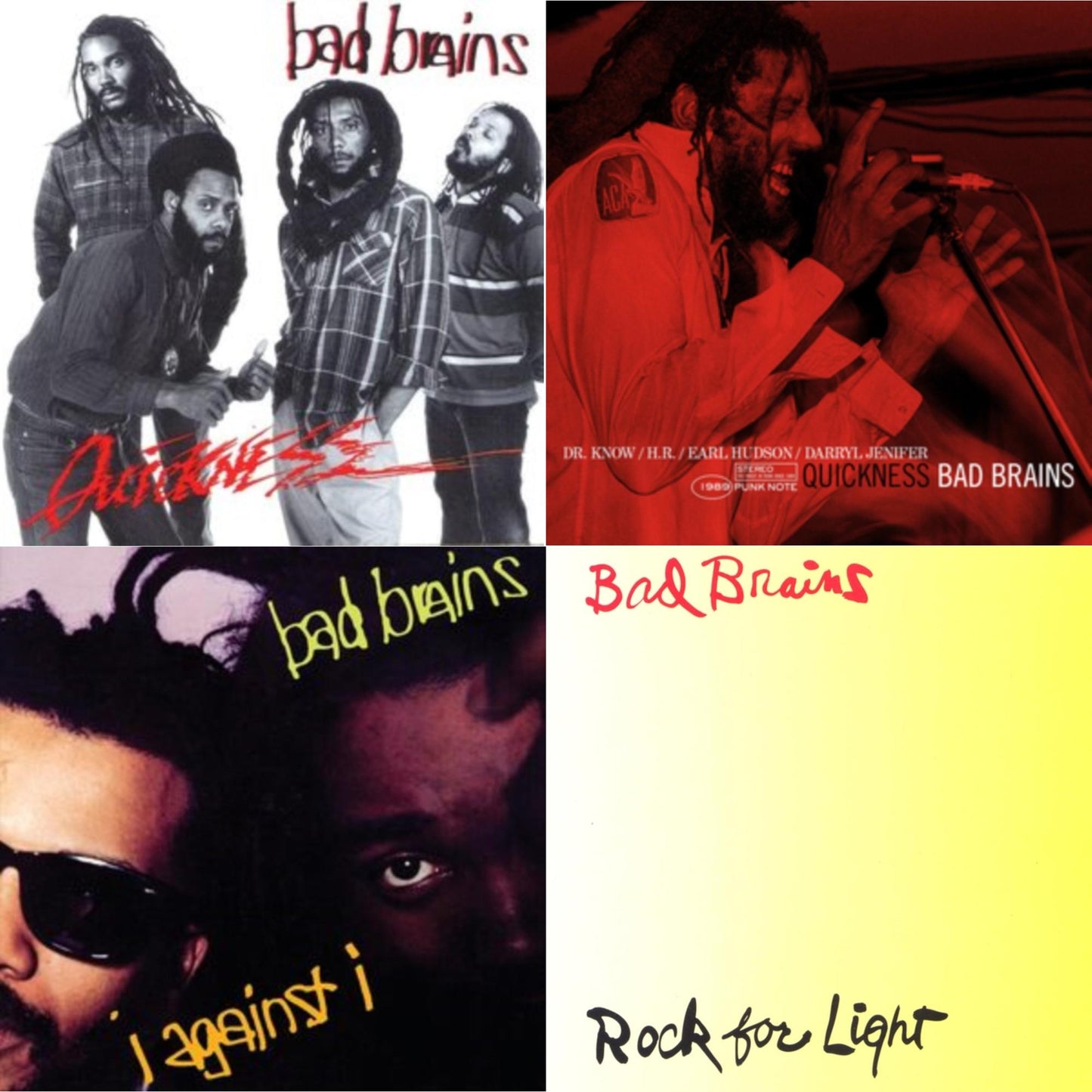 Bad Brains - Quickness & Quickness (Punk Note) & I Against I & Rock For Light (Burnt Orange LP Vinyl)