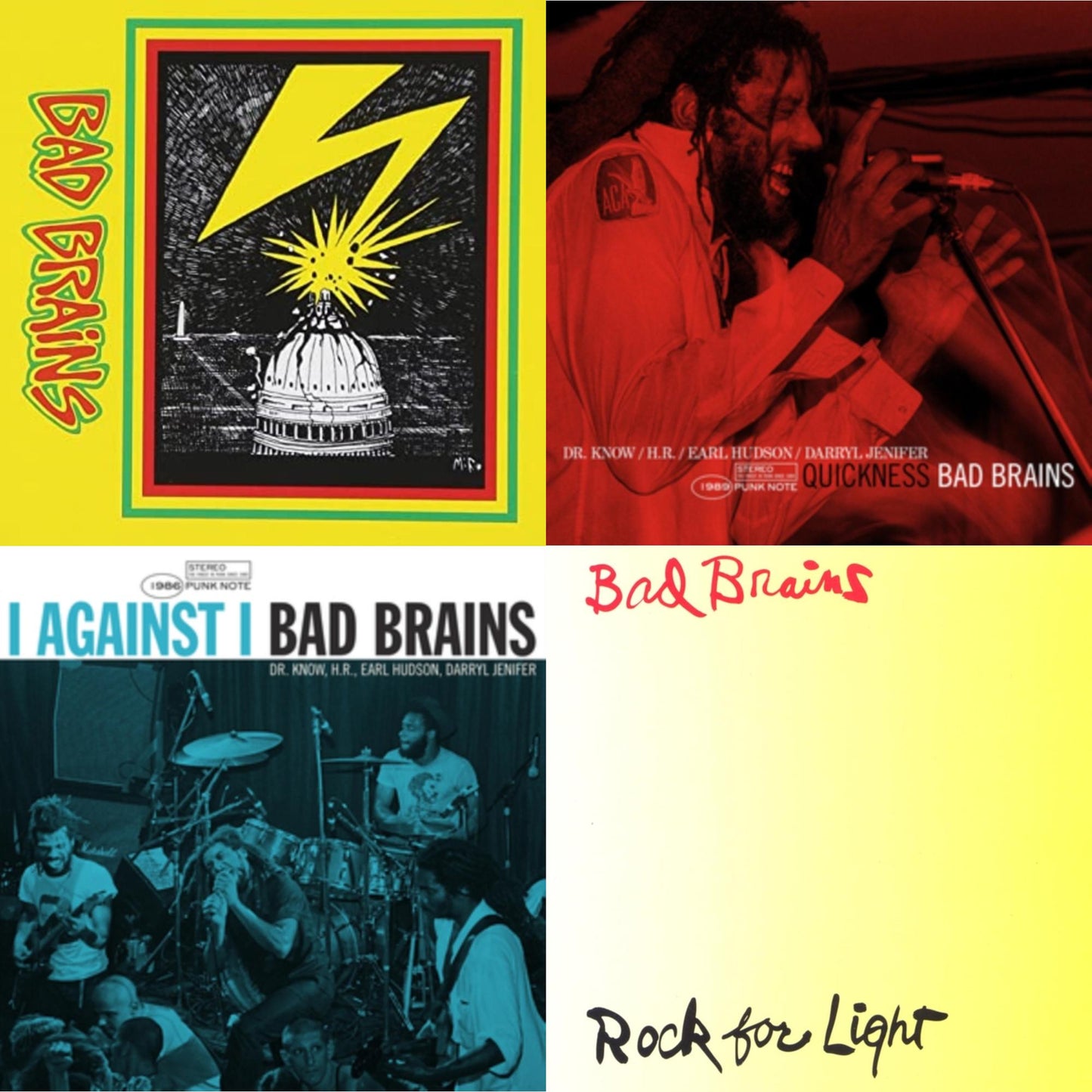 Bad Brains - Bad Brains & Quickness (Punk Note) & I Against I - Punk Note & Rock For Light (Burnt Orange LP Vinyl)