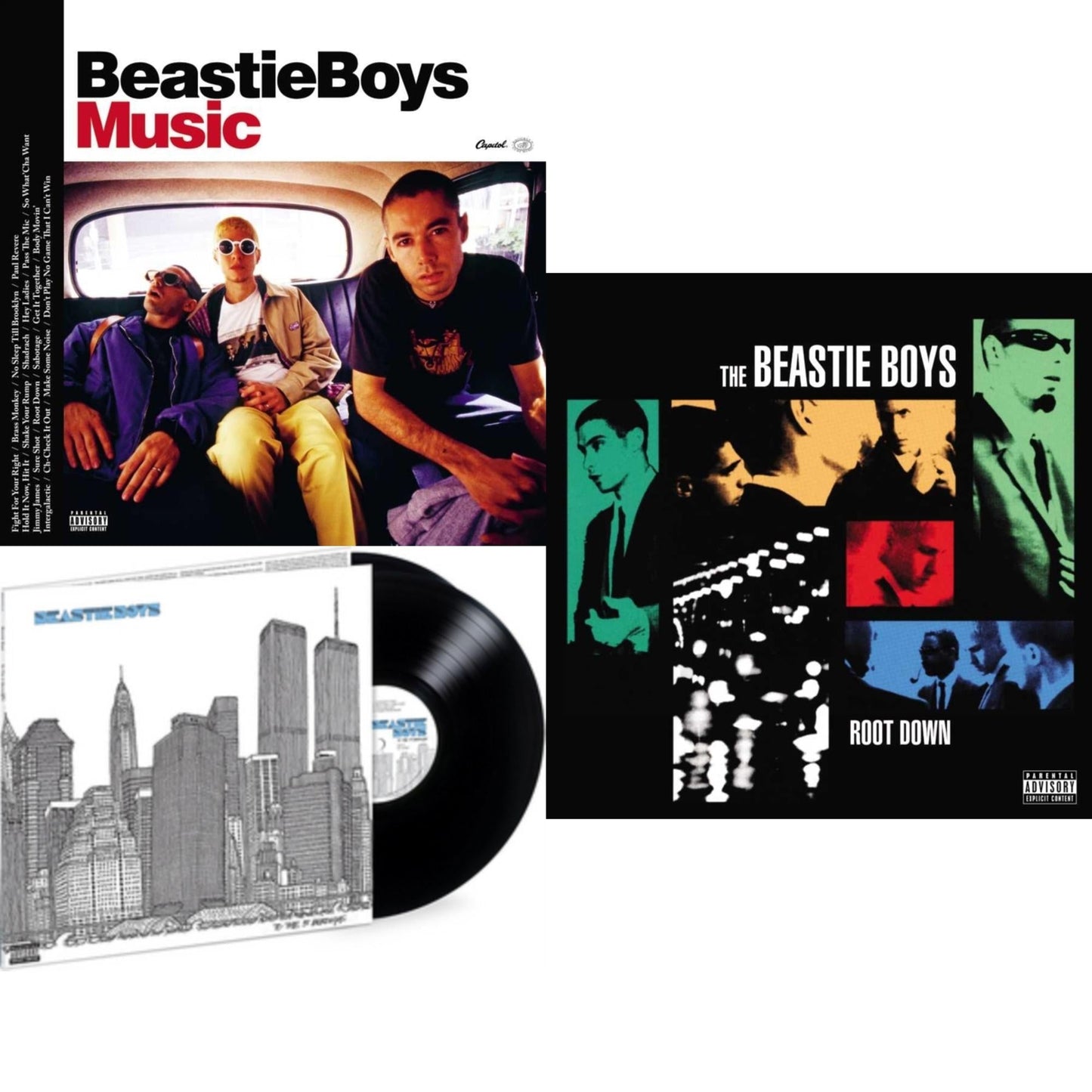 Beastie Boys - Beastie Boys Music (2LP) & To The 5 Boroughs (180G/2LP) & Root Down Ep