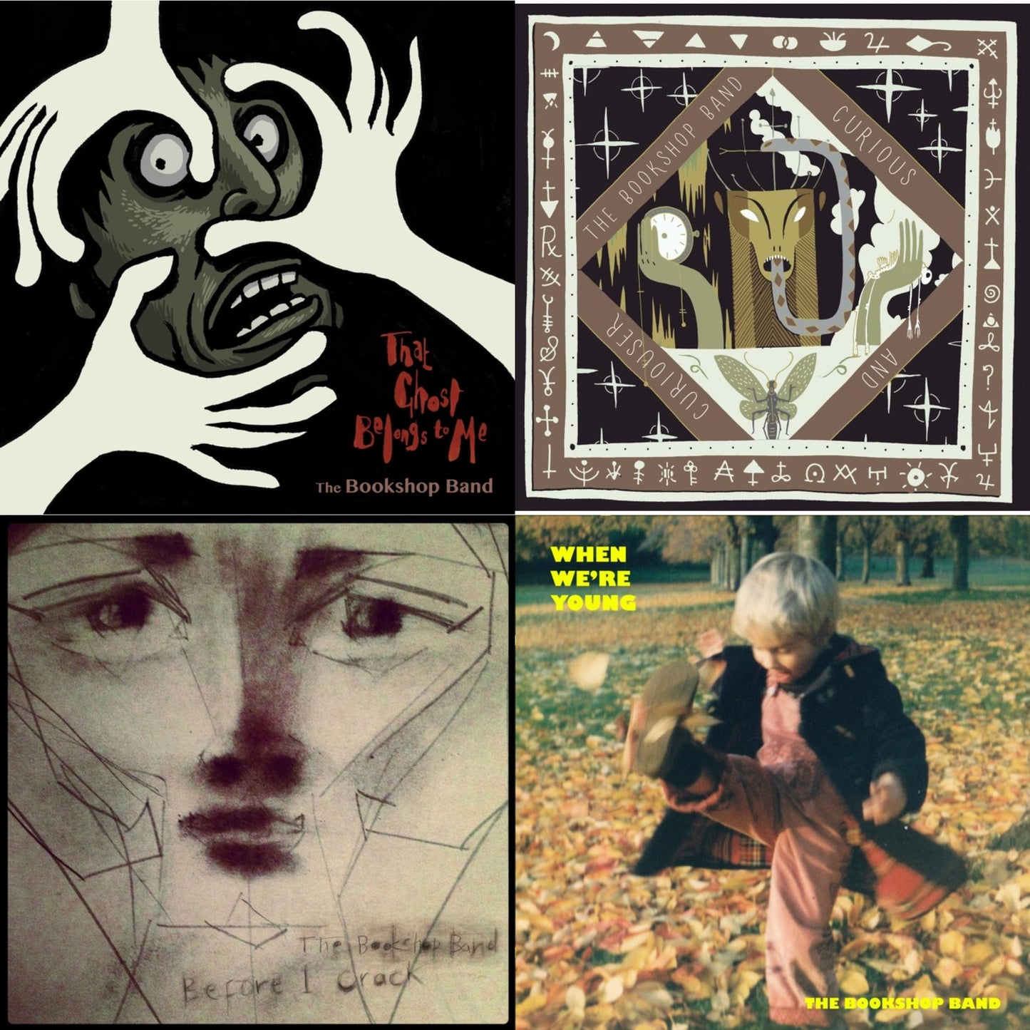 Bookshop Band - That Ghost Belongs To Me & Curious & Curiouser & Before I Crack & When We’Re Young - CD Bundle