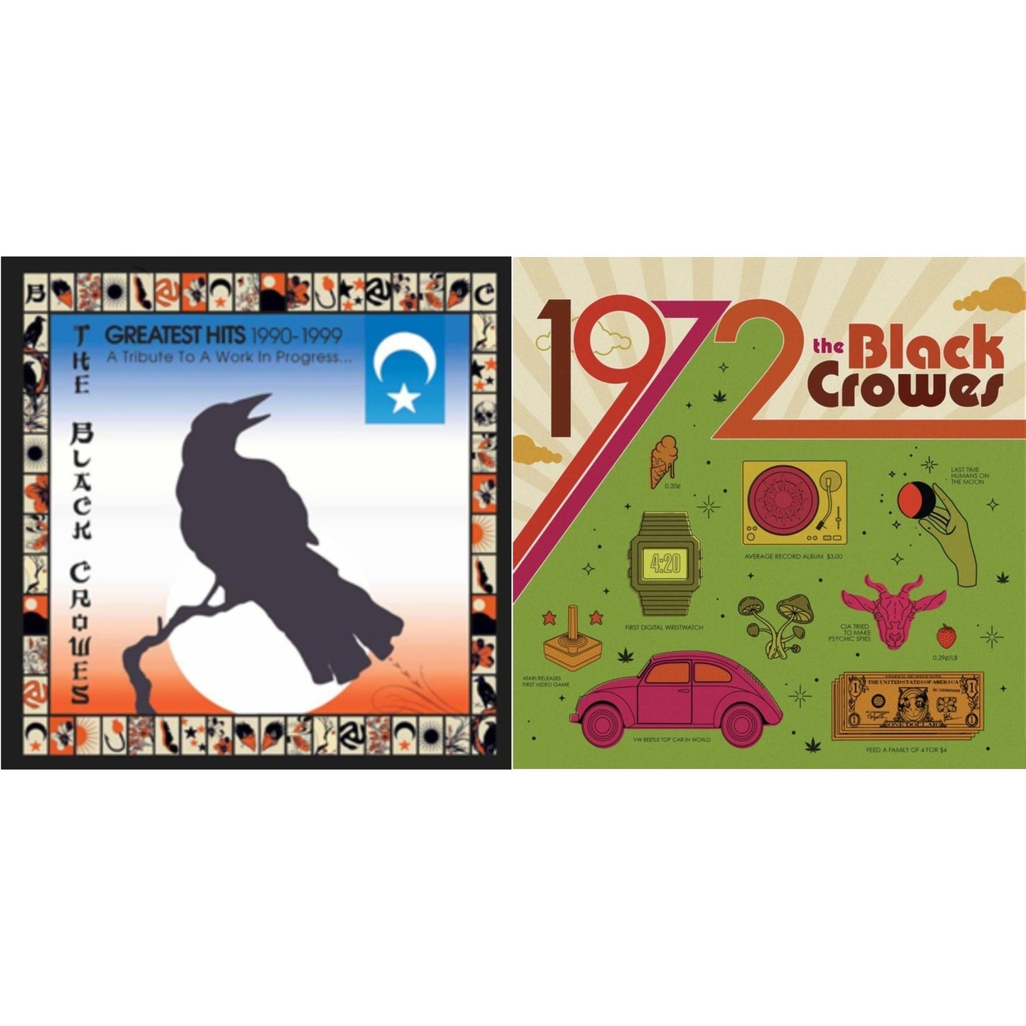 Black Crowes - Greatest Hits 1990-1999 & 1972 - CD Bundle