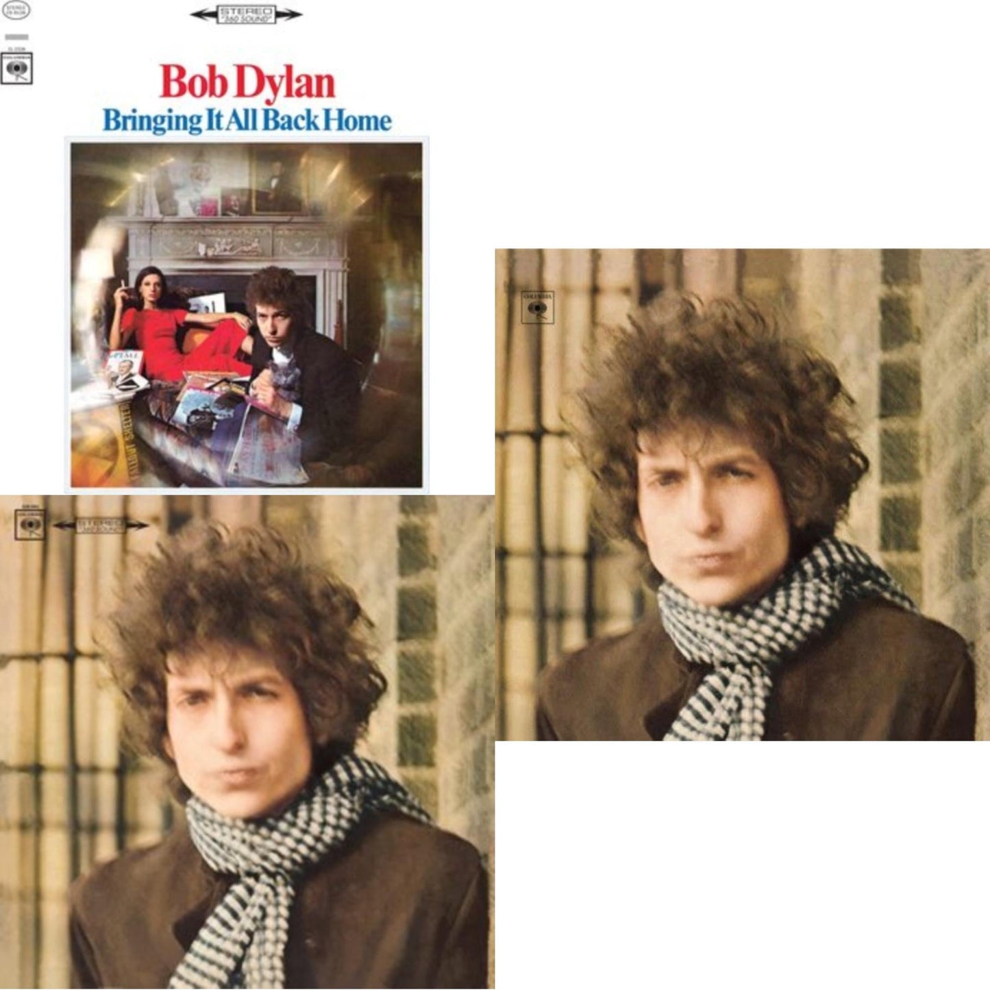 Bob Dylan - Bringing It All Back Home & Blonde On Blonde & Blonde On Blonde - LP Vinyl Bundle