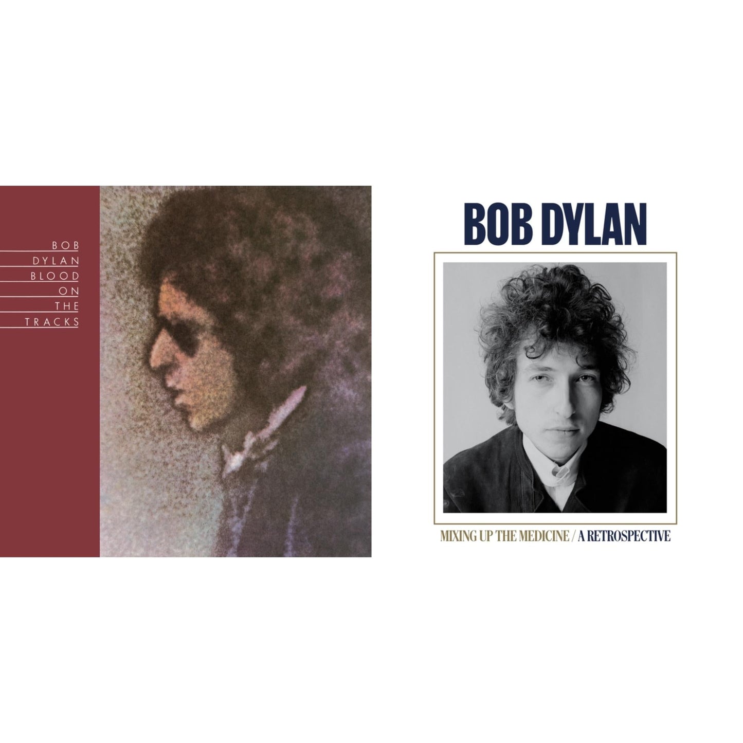 Bob Dylan - Blood On The Tracks (150G/Dl Insert) & Mixing Up The Medicine - LP Vinyl Bundle