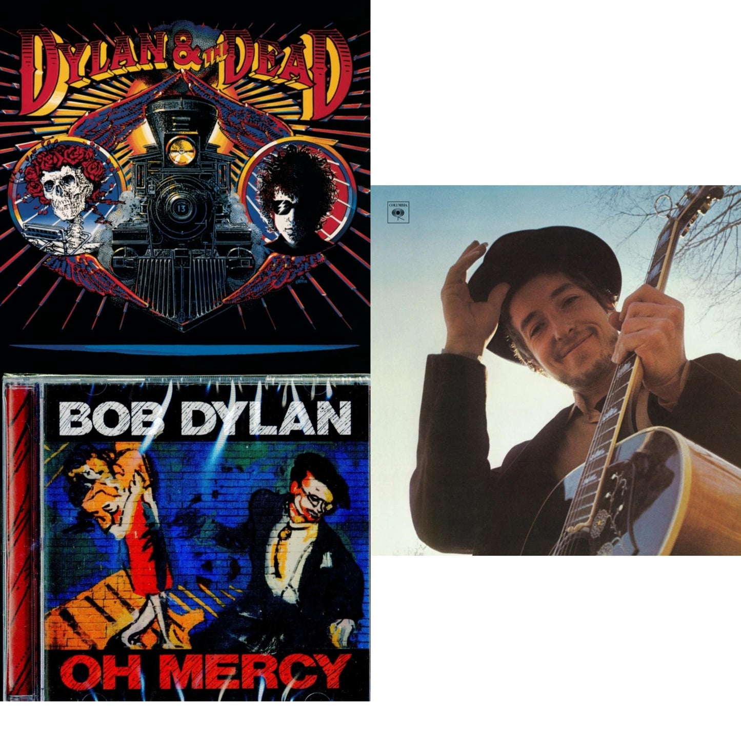 Bob Dylan - Oh Mercy & Nashville Skyline & Dylan & The Dead - CD Bundle