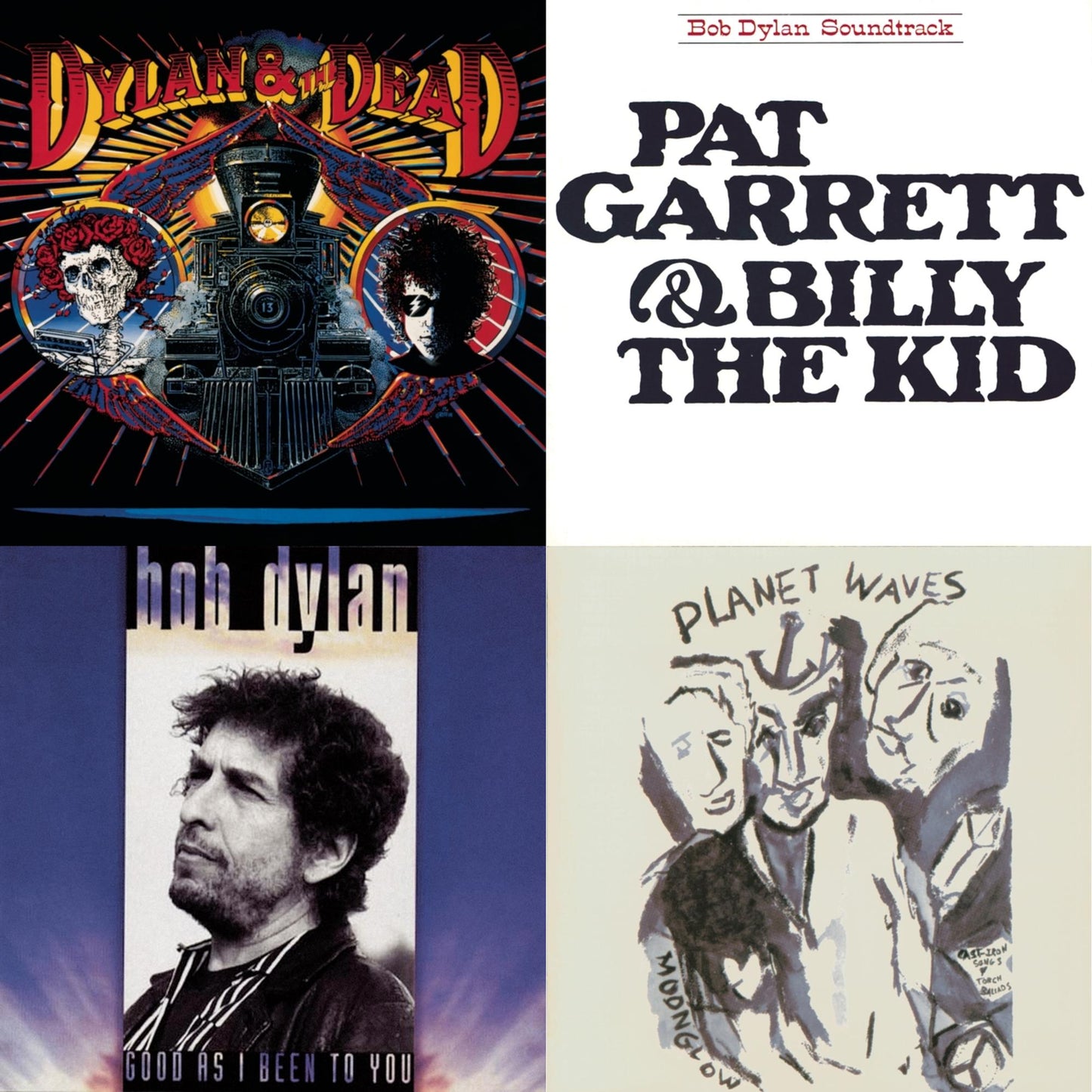 Bob Dylan - Pat Garrett & Billy The Kid & Good As I Been To You & Planet Waves & Dylan & The Dead - CD Bundle
