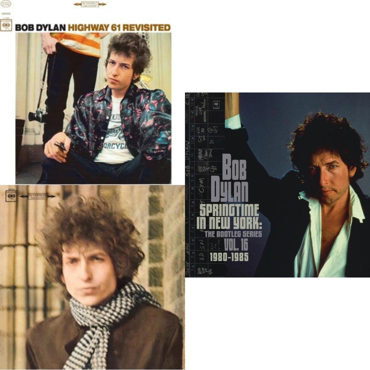 Bob Dylan - Springtime In New York: The Bootleg Series Vol. 16 (1980-1985) (2LP) & Highway 61 Revisited & Blonde On Blonde