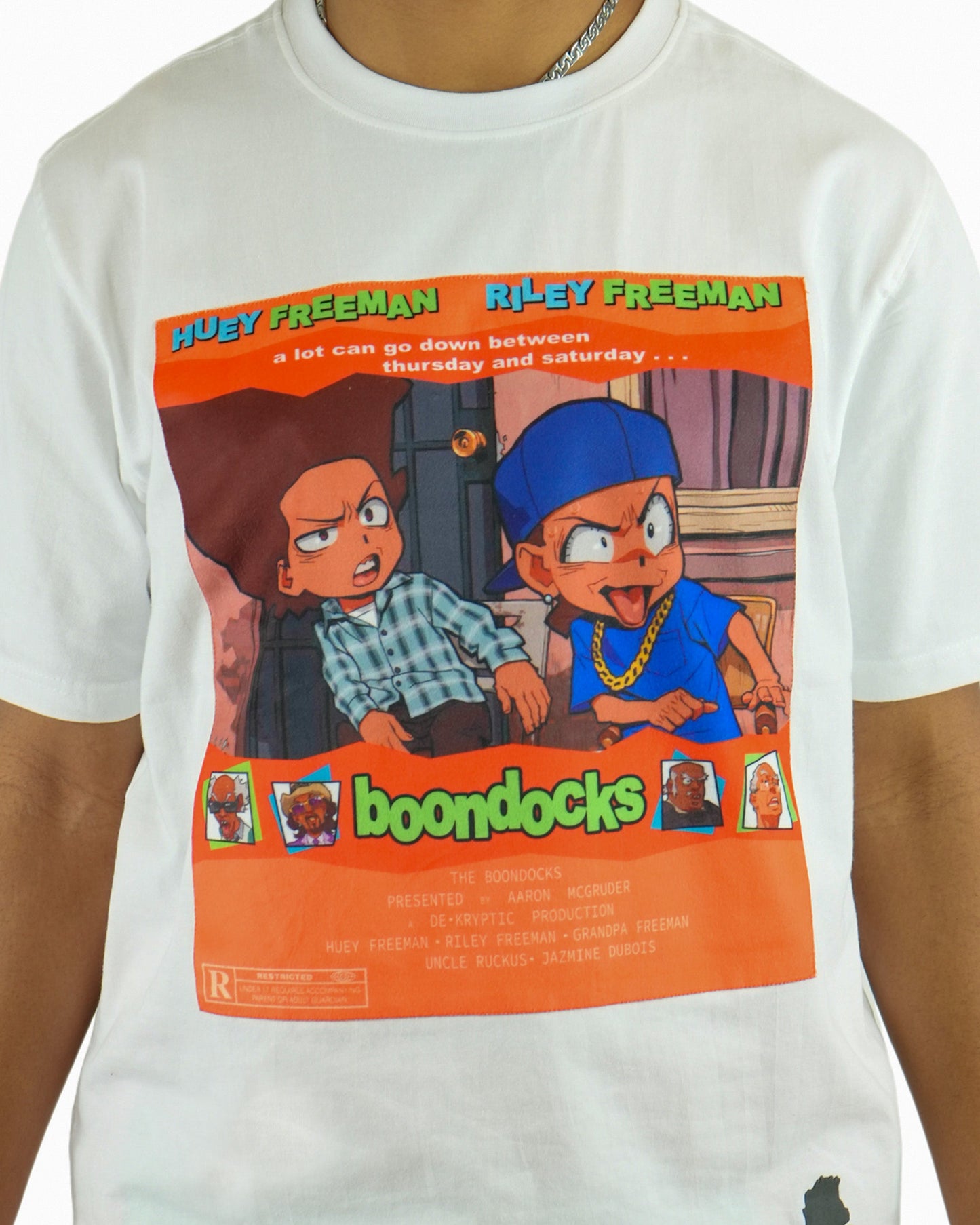 The Boondocks - Friday White Mens T Shirt