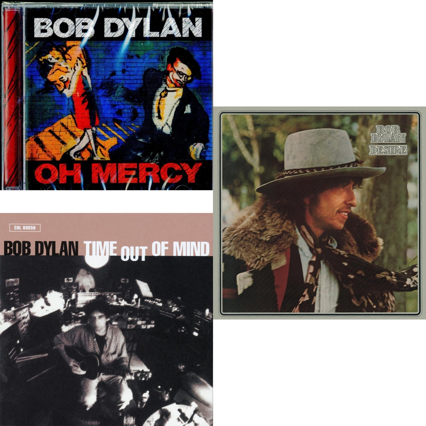 Bob Dylan - Time Out Of Mind & Oh Mercy & Desire - CD Bundle