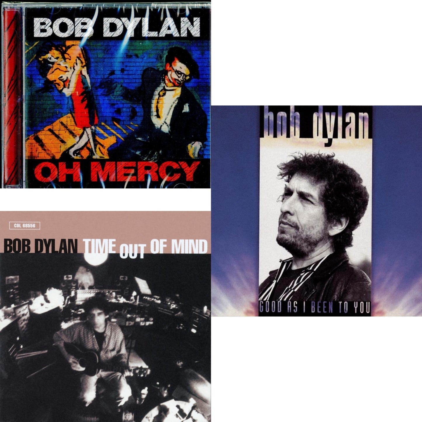 Bob Dylan - Time Out Of Mind & Oh Mercy & Good As I Been To You - CD Bundle