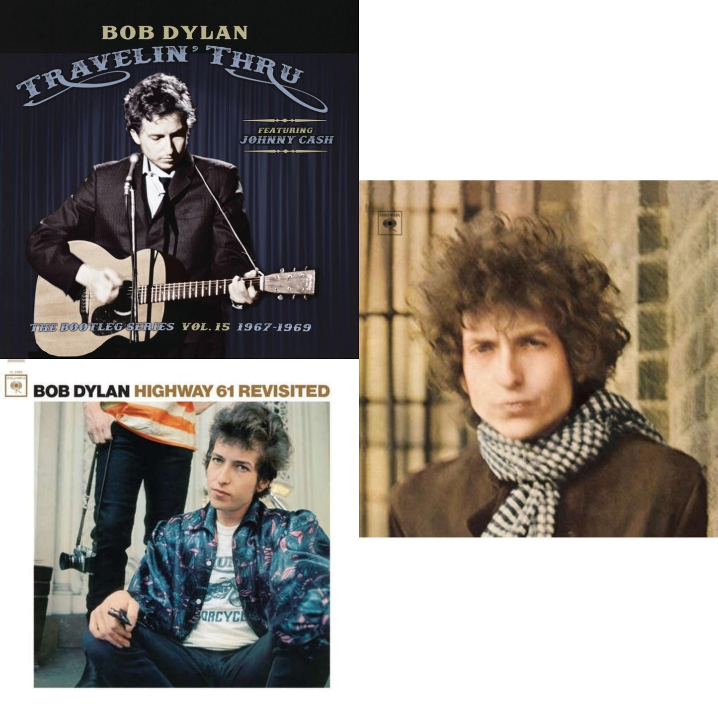 Bob Dylan - Traveling Thru Ft Johnny Cash: Bootleg Series Vol. 15 (3LP) & Highway 61 Revisited & Blonde On Blonde