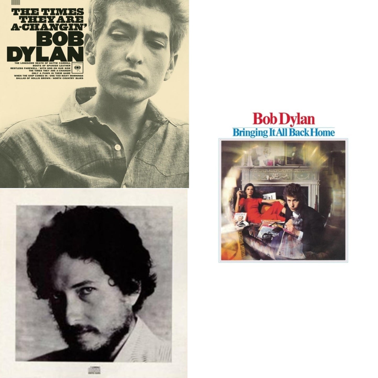 Bob Dylan - Bringing It All Back Home & Times They Are A-Changin & New Morning - CD Bundle