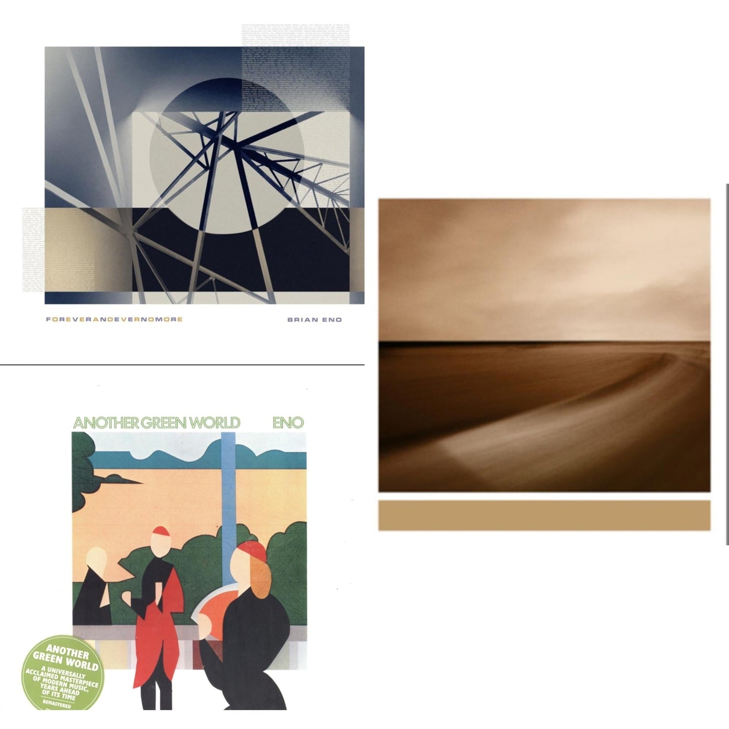 Brian Eno - Foreverandevernomore & Another Green World (140G/2017 Master) & Small Craft On A Milk Sea (2LP/Dl Card)
