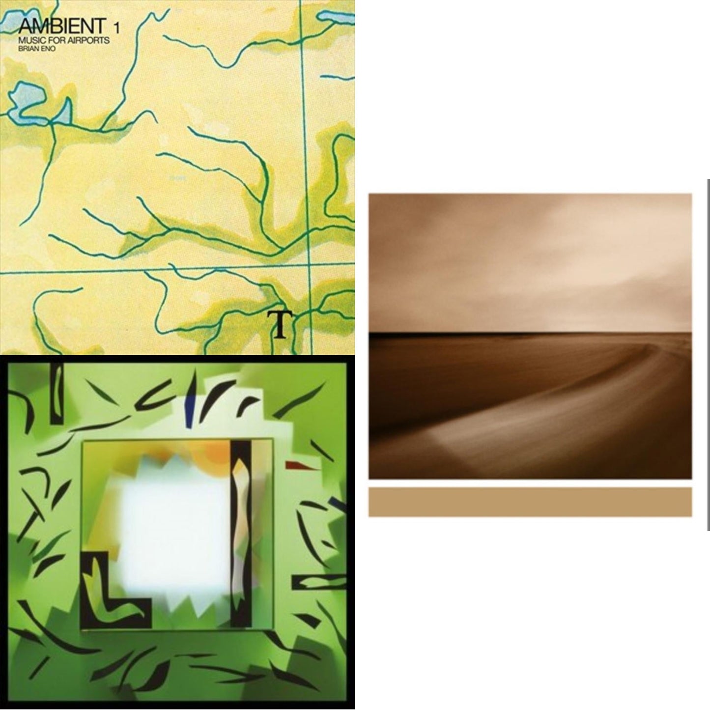 Brian Eno - Ambient 1: Music For Airports & Shutov Assembly (2LP/Gatefold/Dl) & Small Craft On A Milk Sea (2LP/Dl Card)