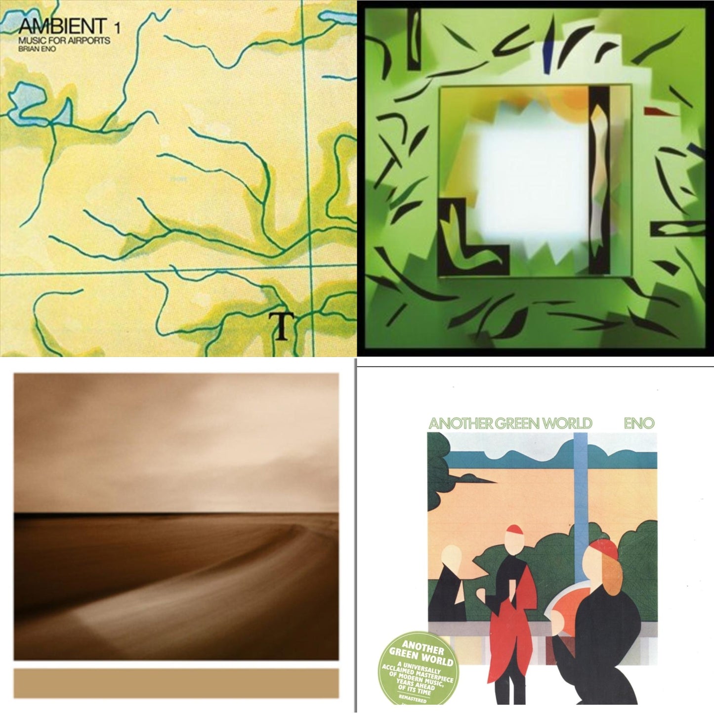 Brian Eno - Another Green World (140G/2017 Master) & Ambient 1: Music For Airports & Shutov Assembly (2LP/Gatefold/Dl) & Small Craft On A Milk Sea (2LP/Dl Card)