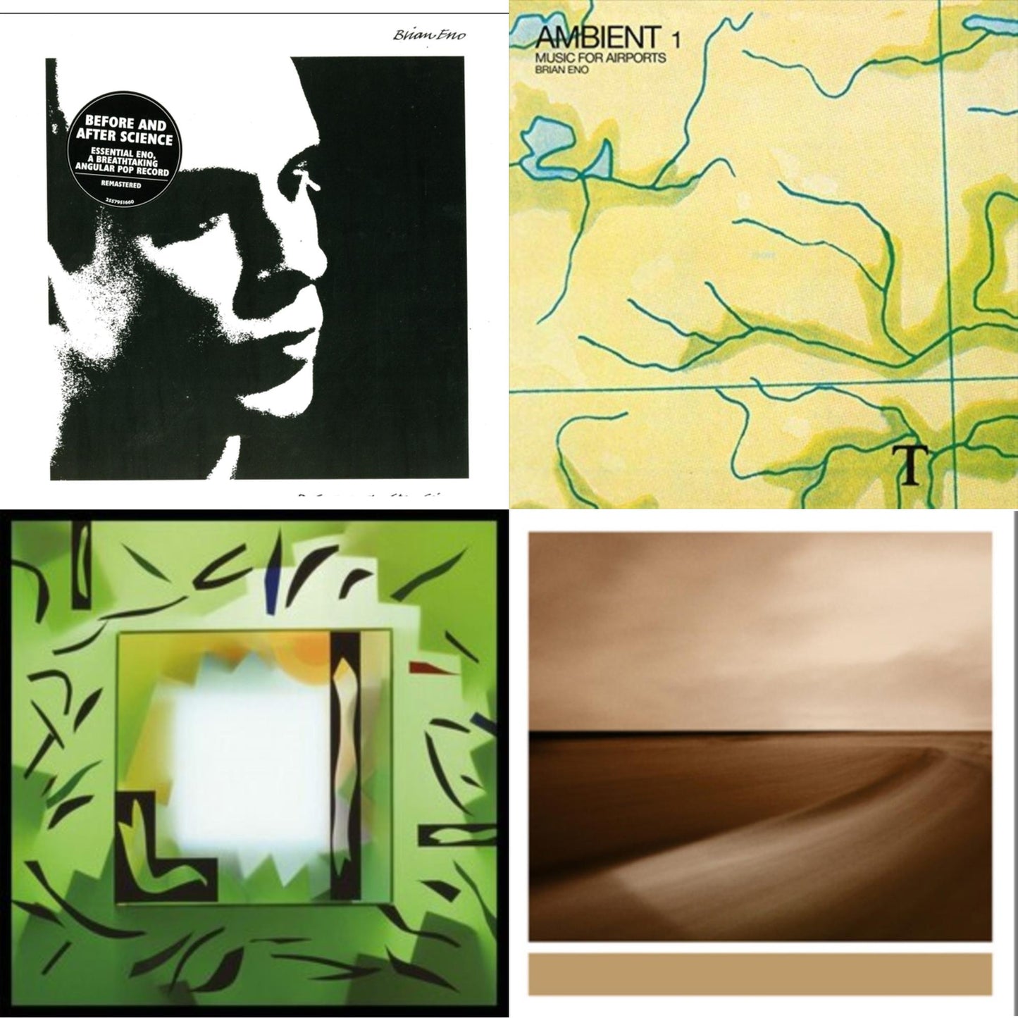 Brian Eno - Before And After Science (140G/2017 Master) & Ambient 1: Music For Airports & Shutov Assembly (2LP/Gatefold/Dl) & Small Craft On A Milk Sea (2LP/Dl Card)