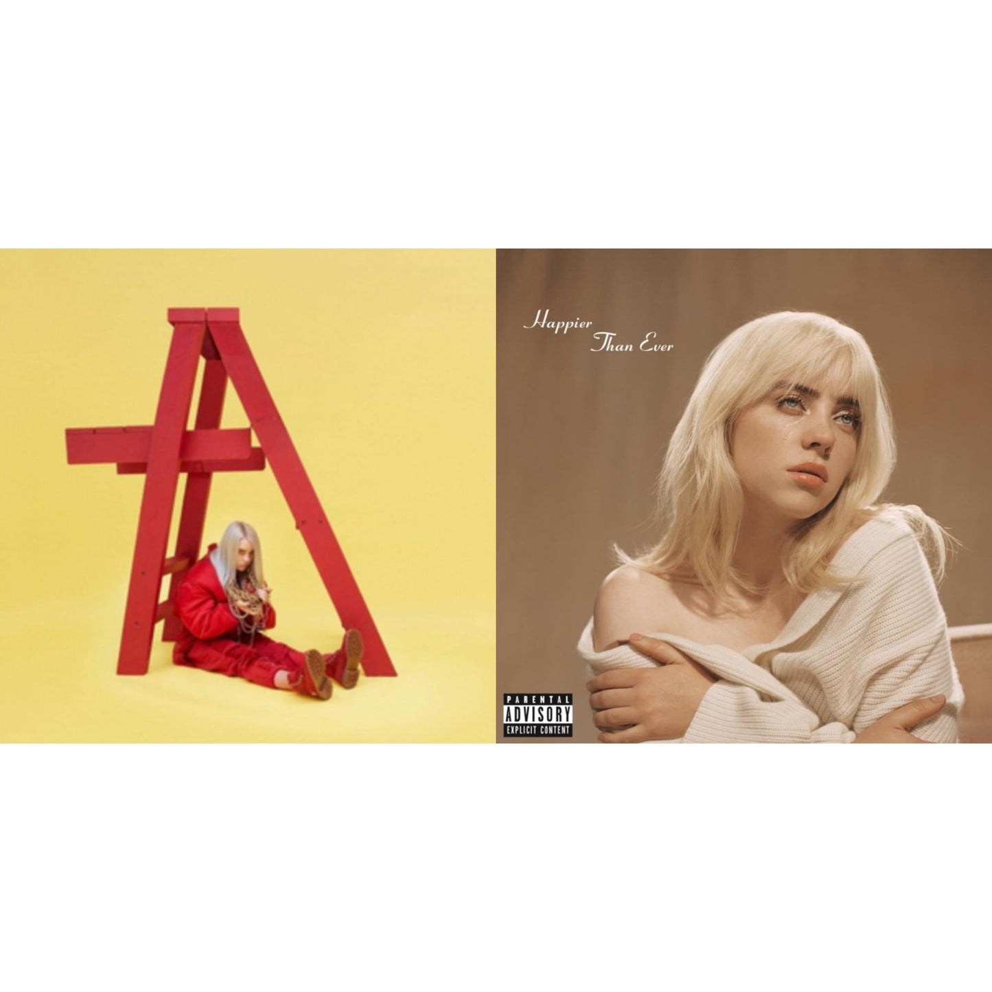 Billie Eilish - Happier Than Ever (X) & Dont Smile At Me - CD Bundle