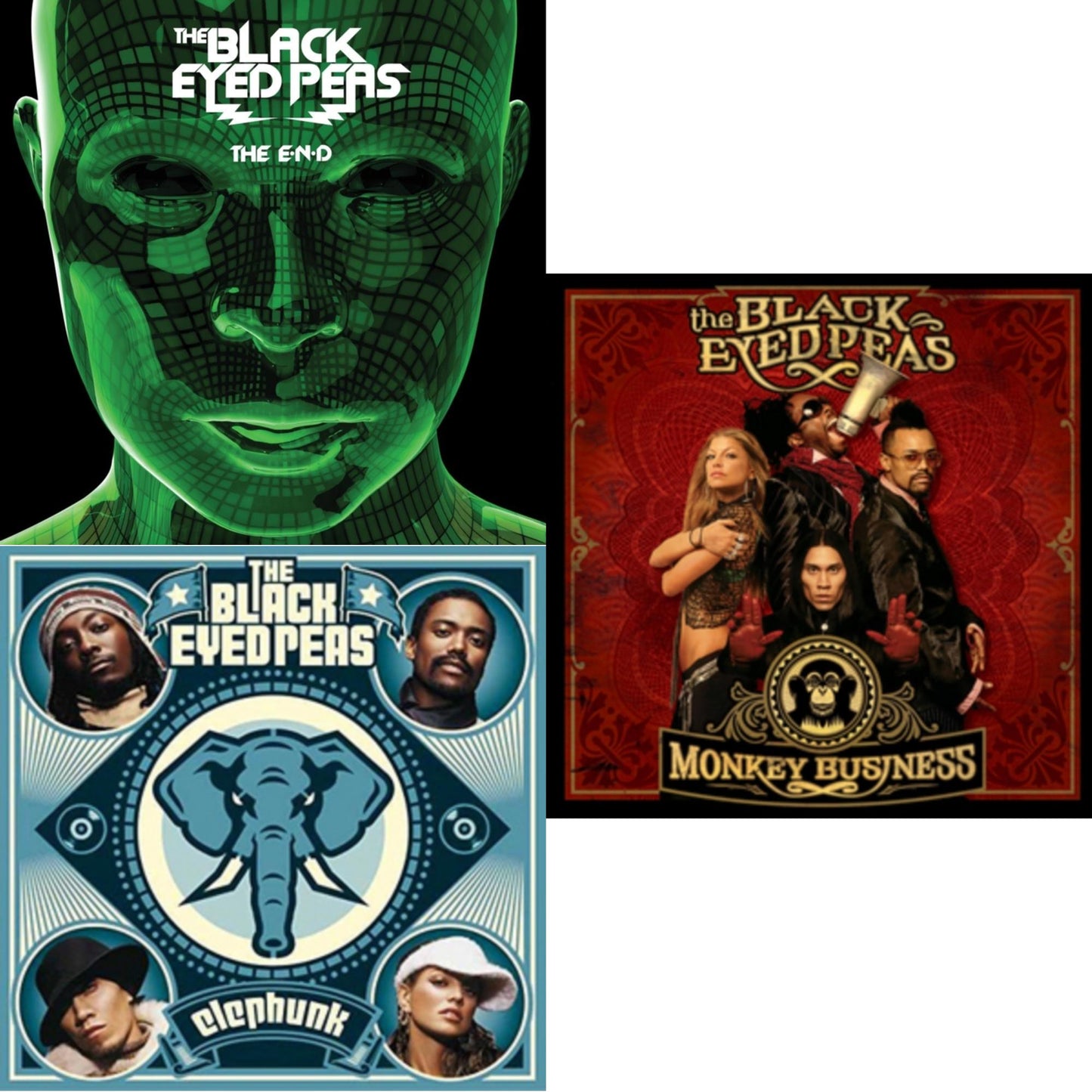 Black Eyed Peas - E.N.D. (Energy Never Dies) (2LP) & Elephunk & Monkey Business