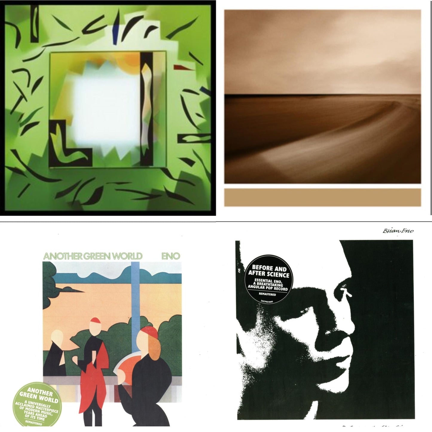 Brian Eno - Another Green World (140G/2017 Master) & Before And After Science (140G/2017 Master) & Shutov Assembly (2LP/Gatefold/Dl) & Small Craft On A Milk Sea (2LP/Dl Card)