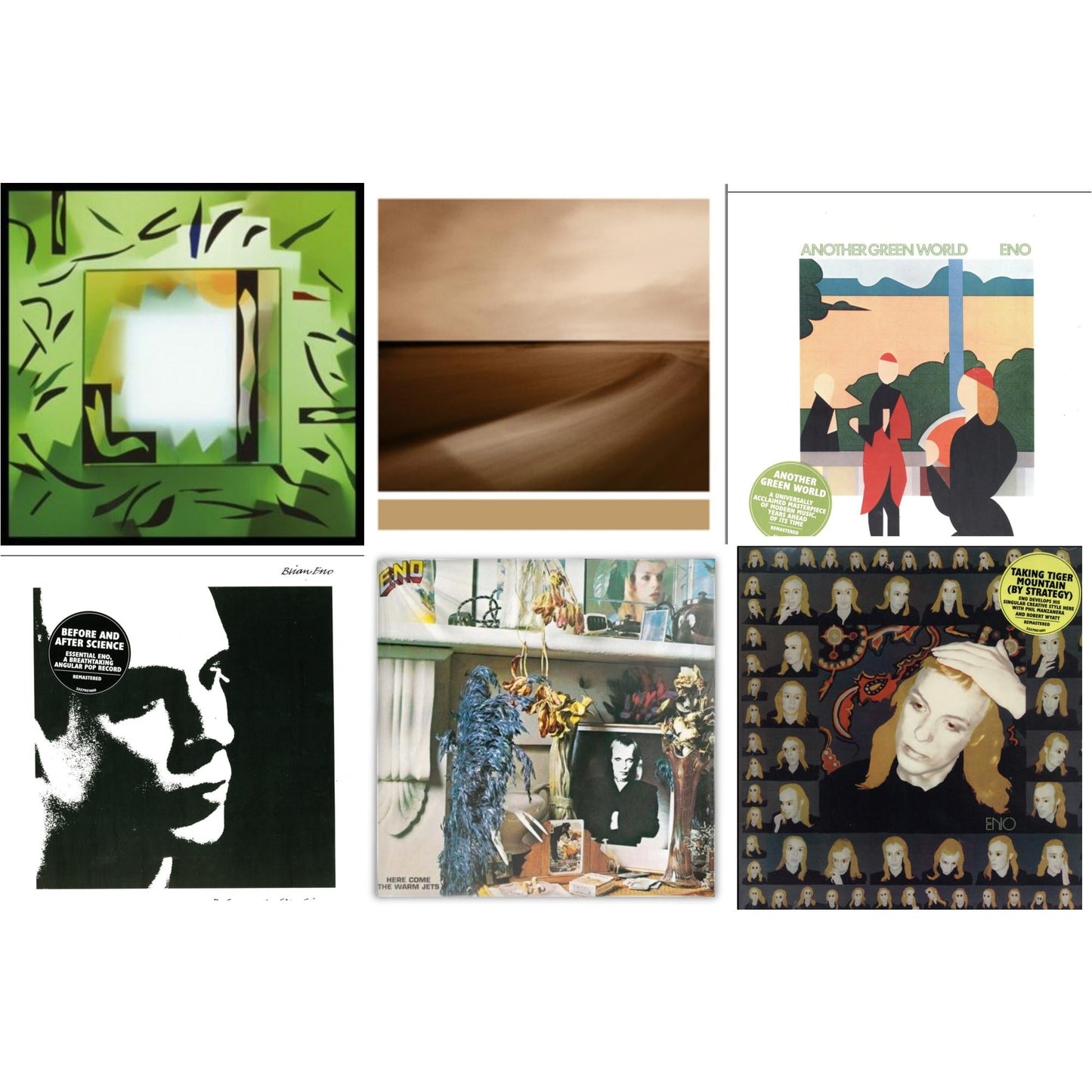 Brian Eno - Shutov Assembly (2LP/Gatefold/Dl) & Small Craft On A Milk Sea (2LP/Dl Card) & Another Green World (140G/2017 Master) & Before And After Science (140G/2017 Master) & Here Come The Warm Jets (140G/2017 Master) & Taking Tiger Mountain (By