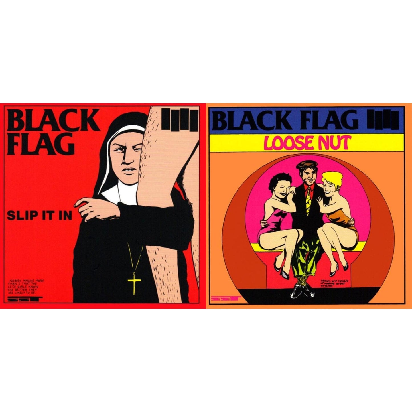 Black Flag - Slip It In & Loose Nut - LP Vinyl Bundle