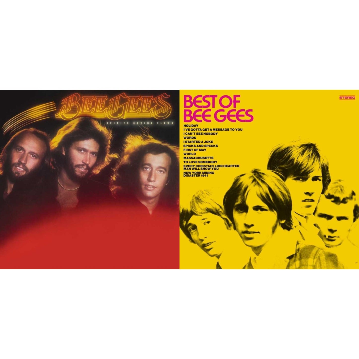 Bee Gees - Spirits Having Flown & Best Of Bee Gees - LP Vinyl Bundle
