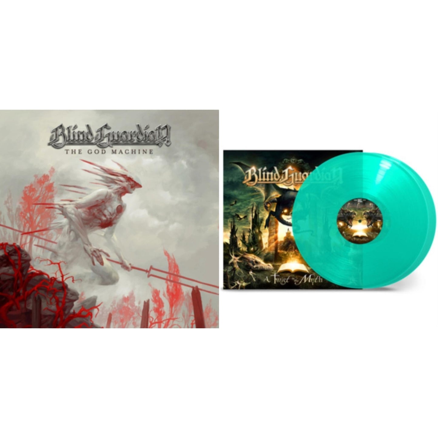 Blind Guardian - God Machine (Clear & Black Marble LP Vinyl) & Twist In The Myth (Mint Green Vinyl/2LP)