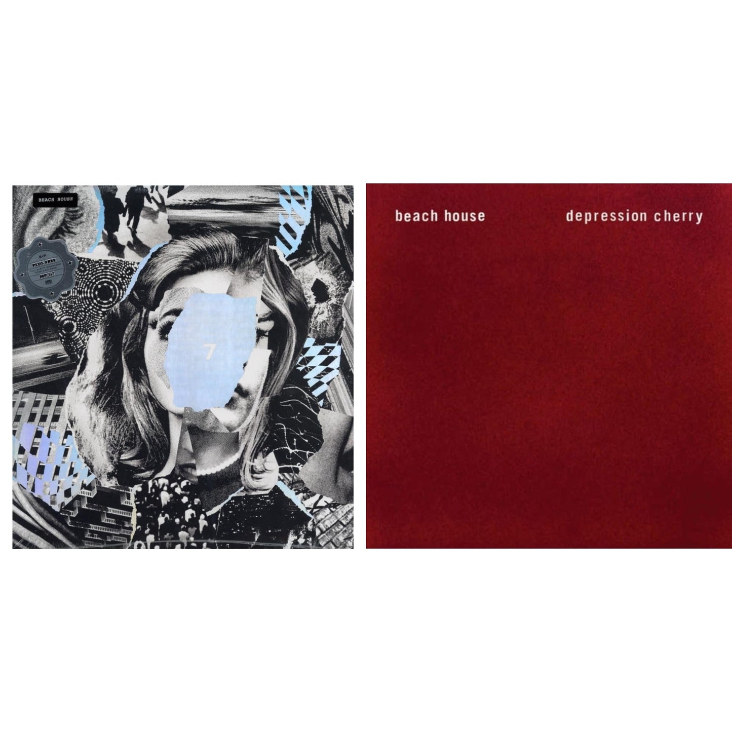 Beach House - Depression Cherry (Dl Card) & 7 - LP Vinyl Bundle