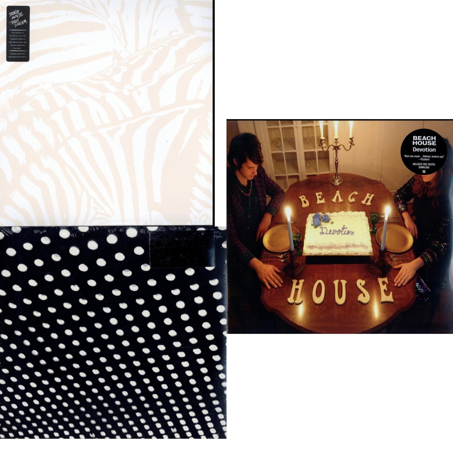 Beach House - Teen Dream & Bloom & Devotion - LP Vinyl Bundle