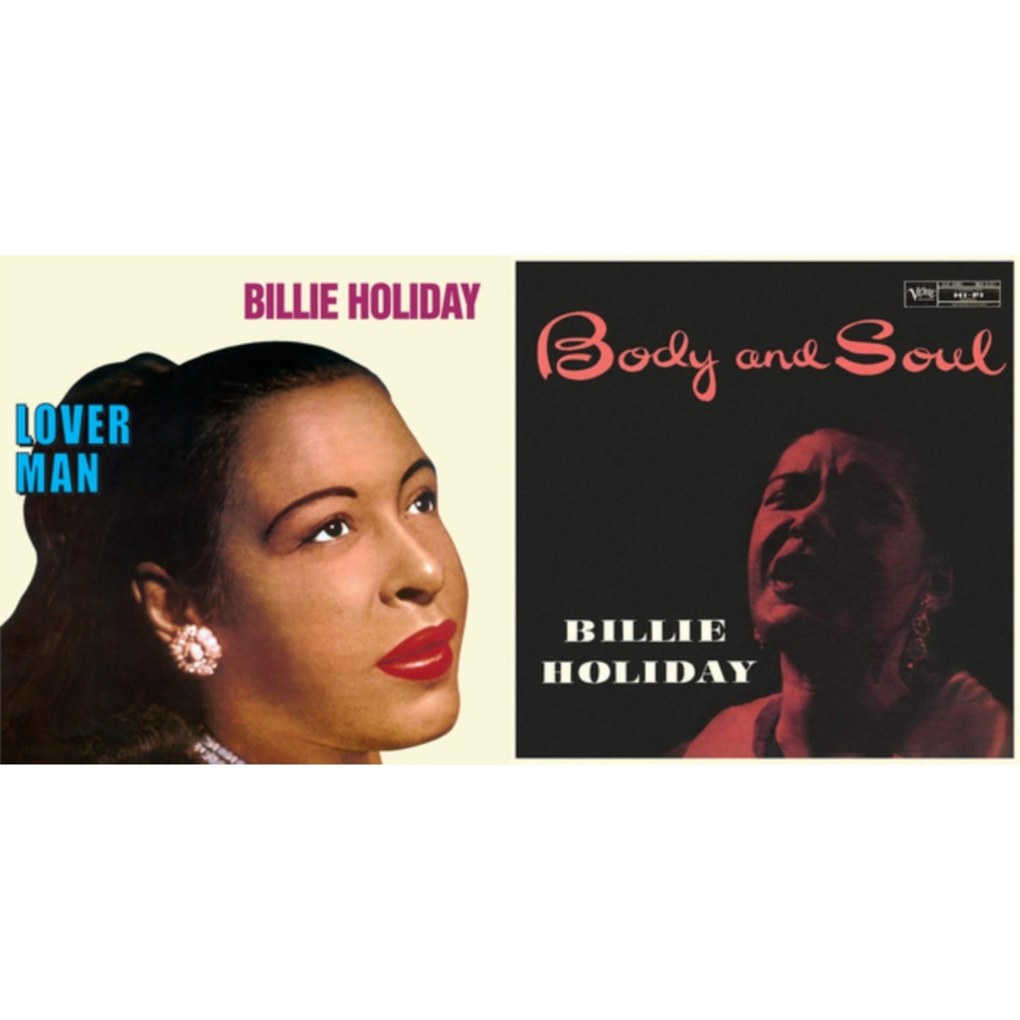 Billie Holiday - Lover Man & Body & Soul - LP Vinyl Bundle