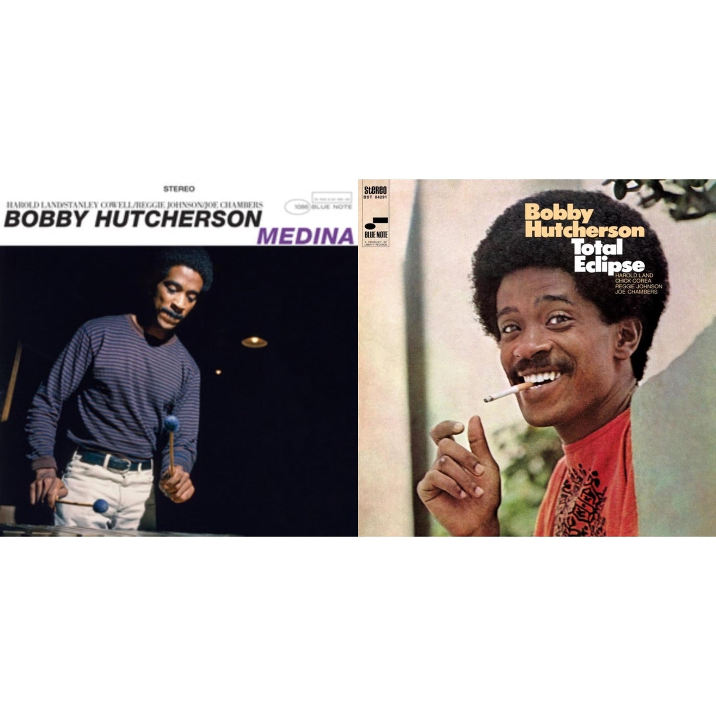 Bobby Hutcherson - Medina (Blue Note Tone Poet Series) & Total Eclipse (Blue Note Tone Poet Series) - LP Vinyl Bundle