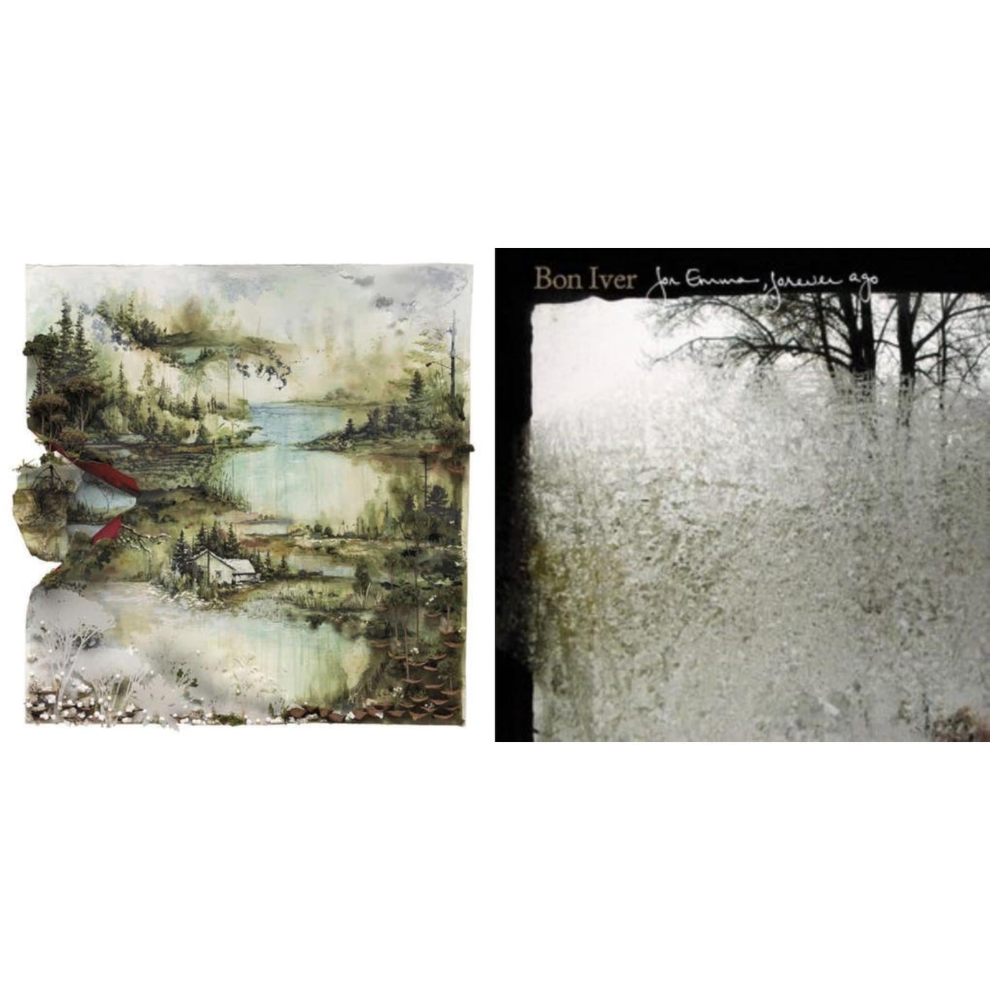 Bon Iver - For Emma Forever Ago & Bon Iver - LP Vinyl Bundle