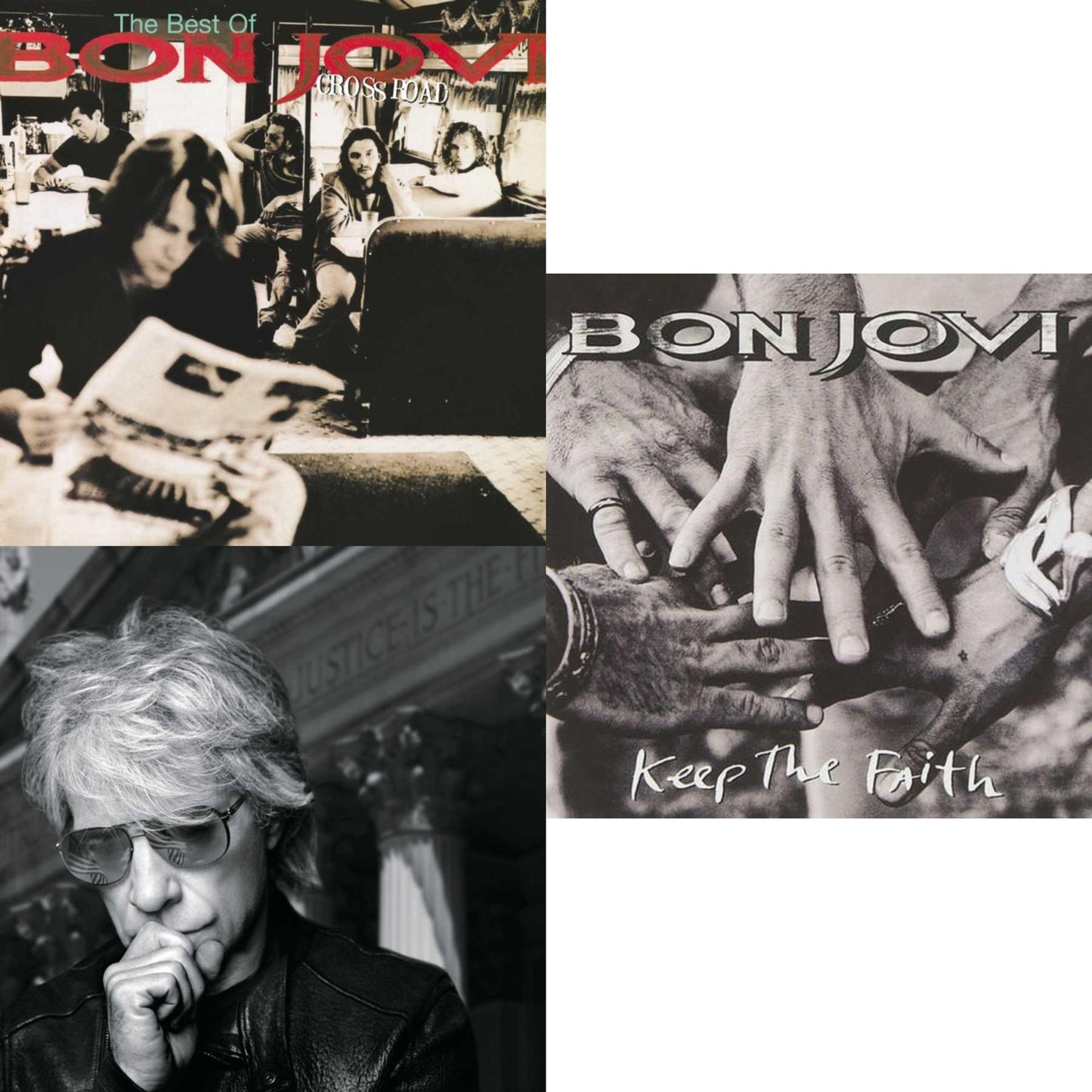 Bon Jovi - Cross Road (2LP) & 2020 (2LP/Gold Vinyl) & Keep The Faith (180G)