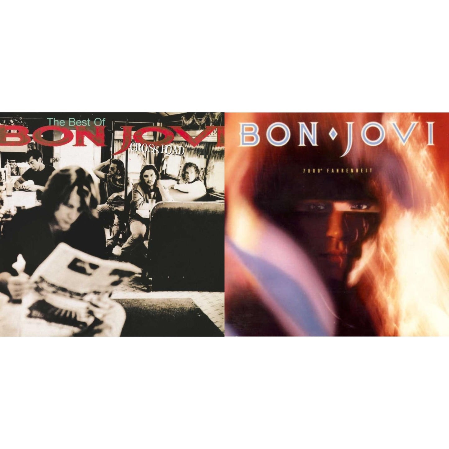 Bon Jovi - Cross Road (2LP) & 7800º Fahrenheit (180G)