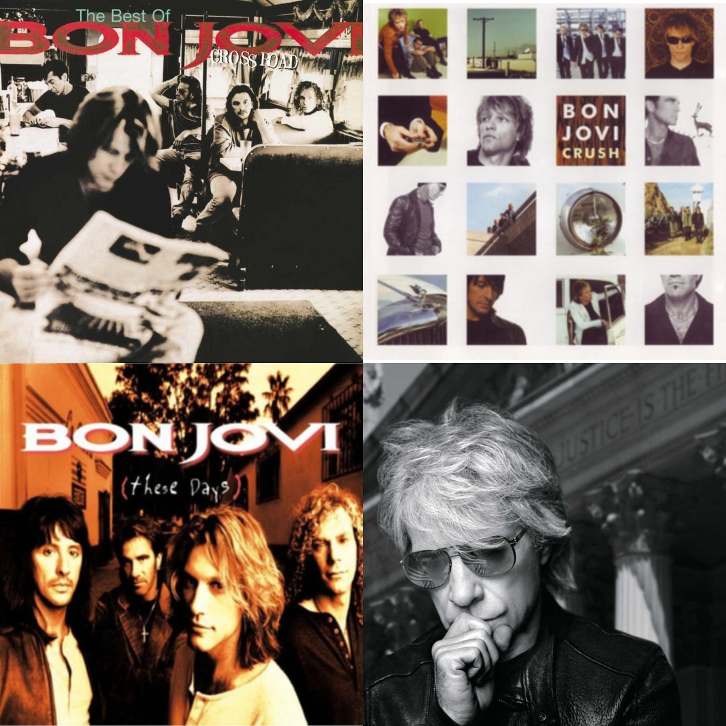 Bon Jovi - Cross Road (2LP) & 2020 (2LP/Gold Vinyl) & These Days (180G) & Crush (180G)