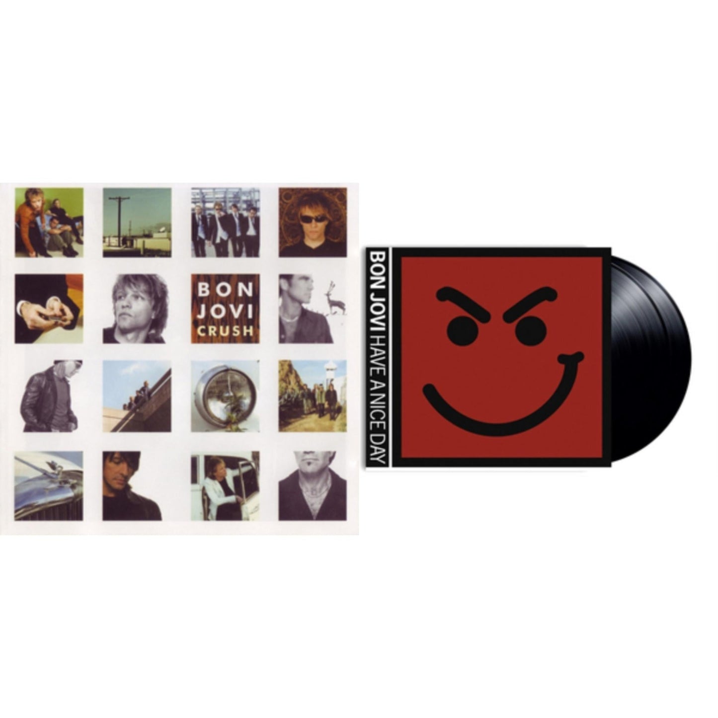 Bon Jovi - Crush (180G) & Have A Niceday (180G) - LP Vinyl Bundle