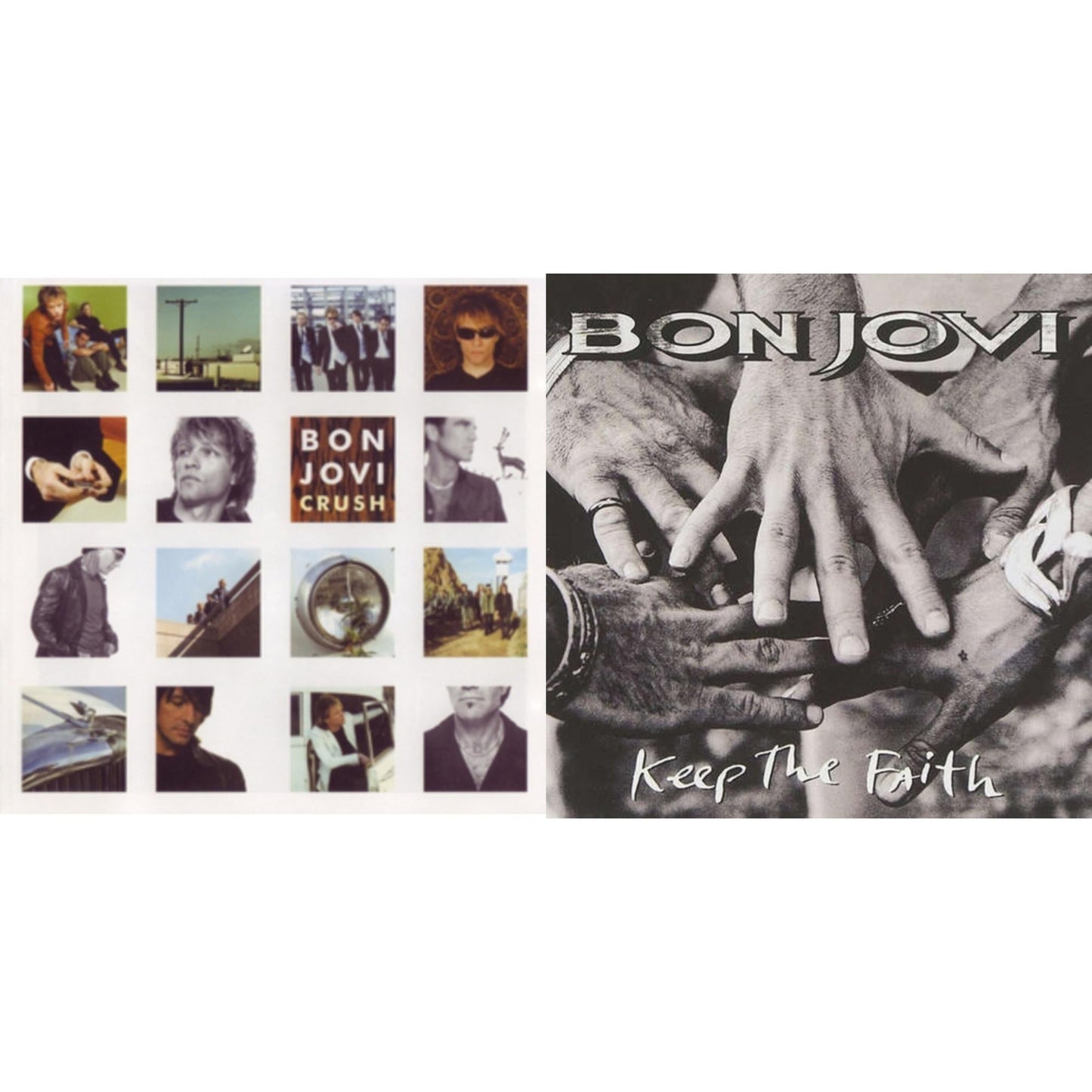 Bon Jovi - Crush (180G) & Keep The Faith (180G) - LP Vinyl Bundle