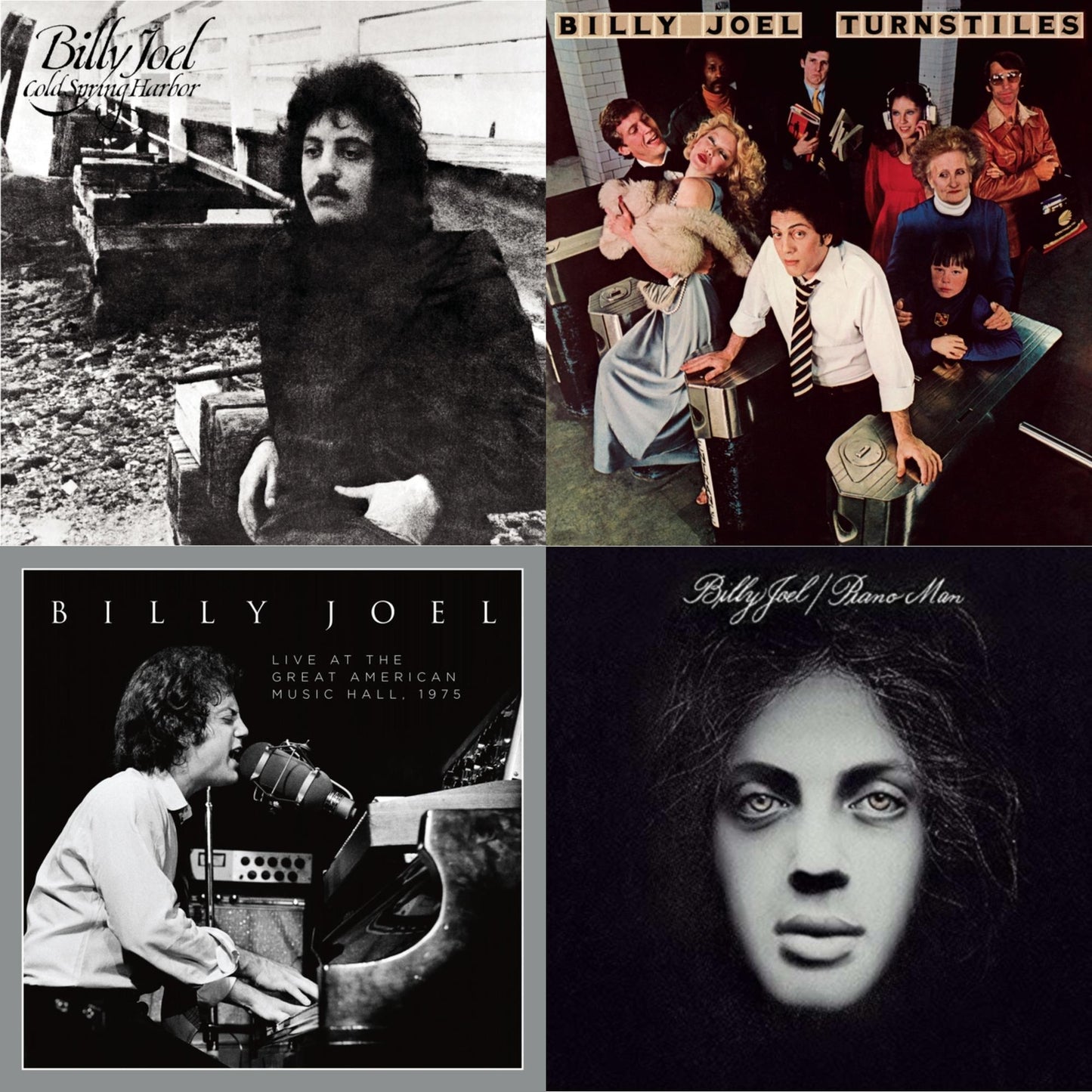 Billy Joel - Cold Spring Harbor & Turnstiles & Live At The Great American Music Hall – 1975 (2LP) & Piano Man