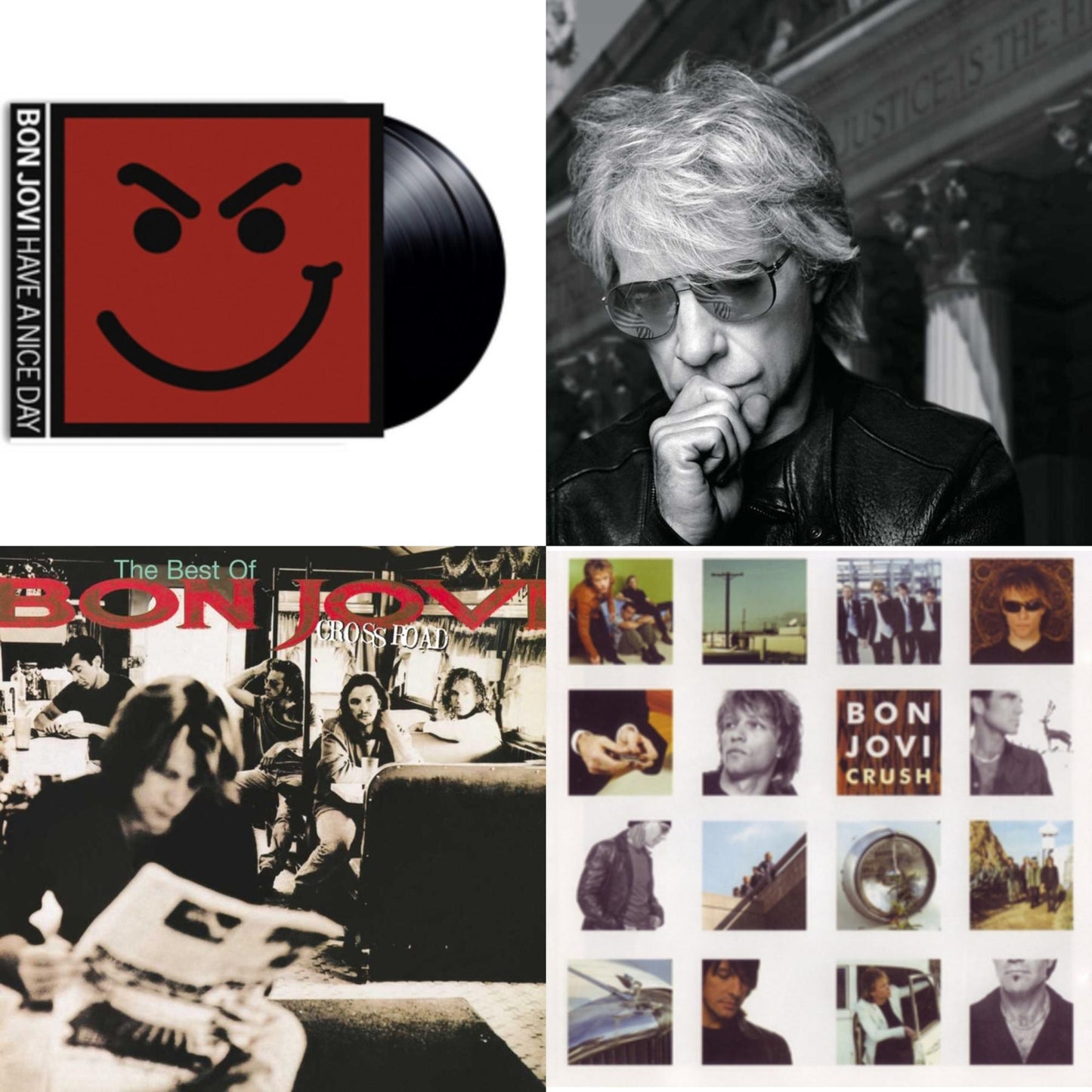 Bon Jovi - Cross Road (2LP) & 2020 (2LP/Gold Vinyl) & Crush (180G) & Have A Niceday (180G)