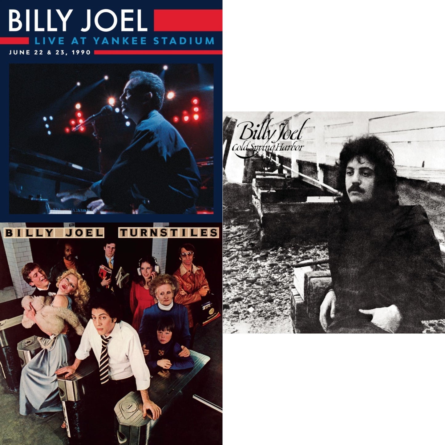 Billy Joel - Cold Spring Harbor & Turnstiles & Live At Yankee Stadium (3LP)