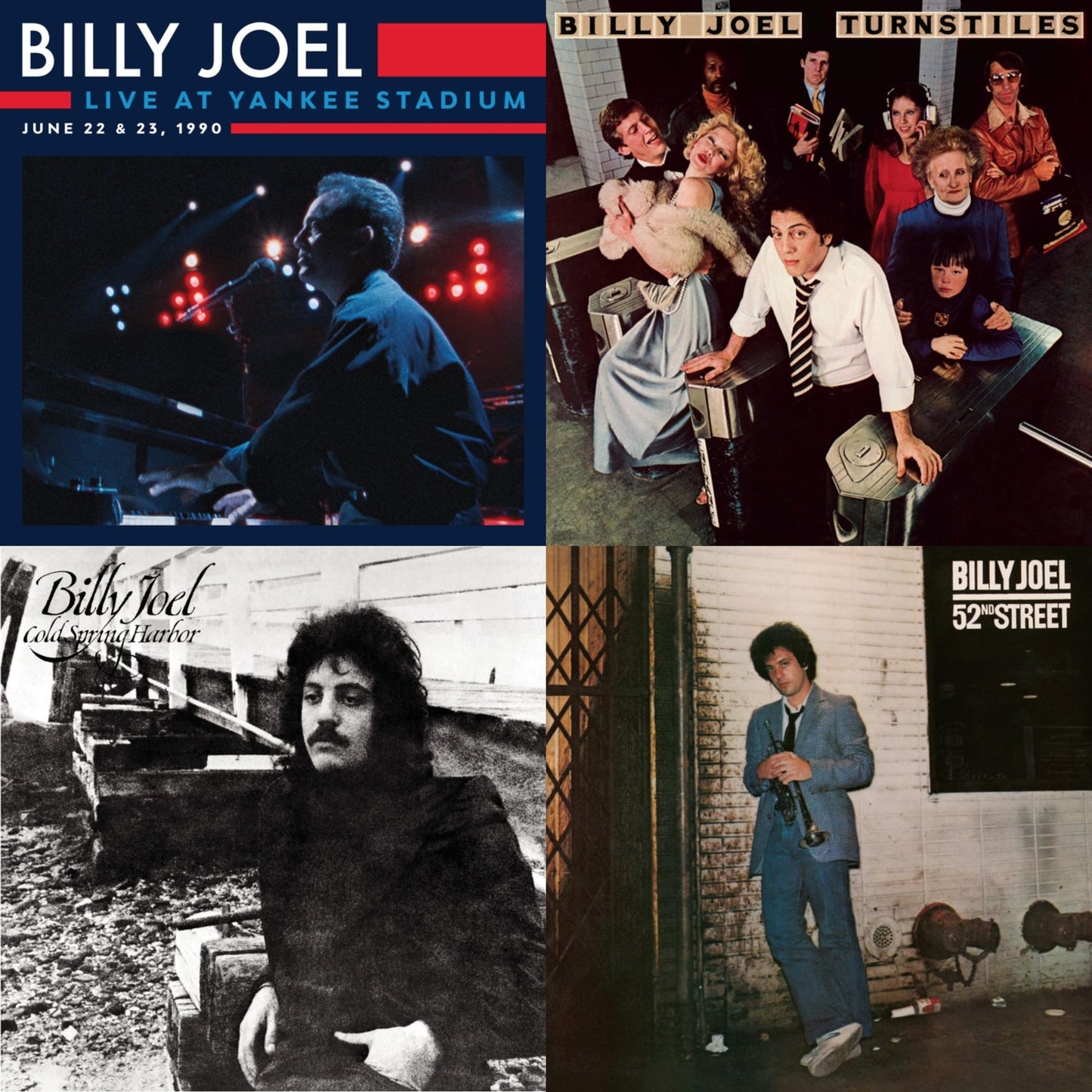 Billy Joel - Cold Spring Harbor & Turnstiles & 52Nd Street & Live At Yankee Stadium (3LP)