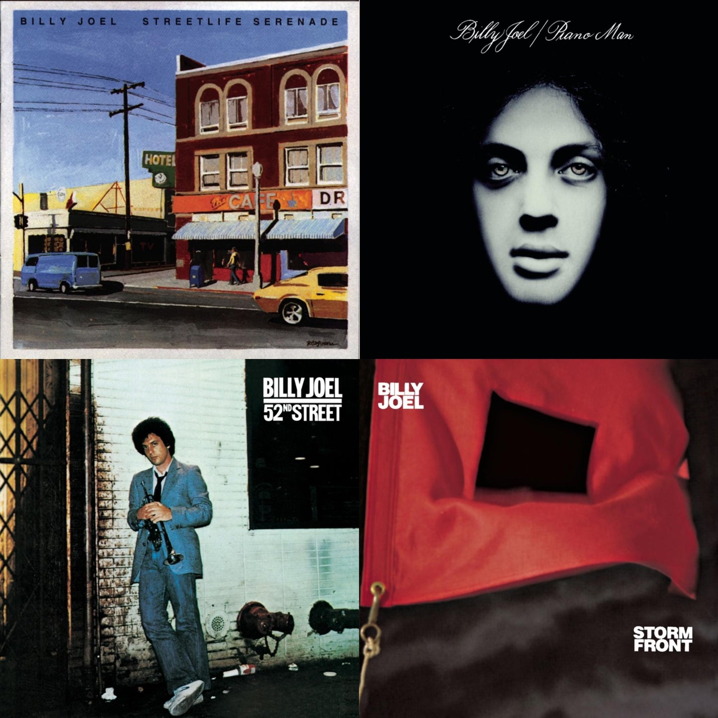 Billy Joel - Stormfront & Streetlife Serenade & 52Nd Street & Piano Man - CD Bundle