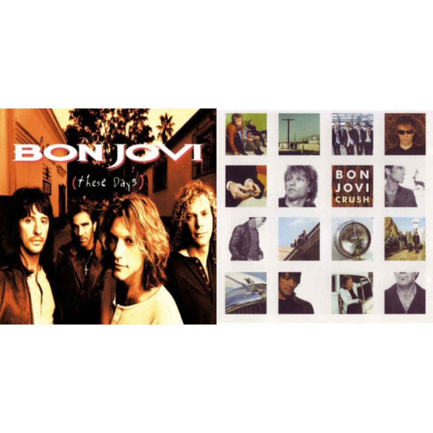 Bon Jovi - These Days (180G) & Crush (180G) - LP Vinyl Bundle