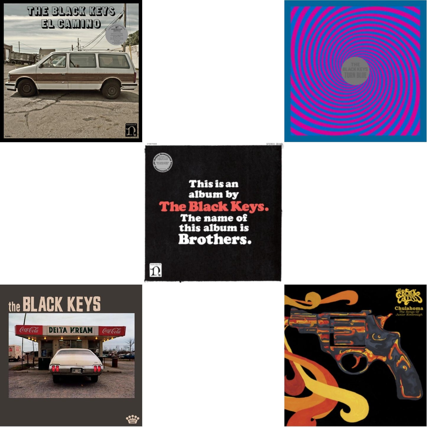 Black Keys - El Camino (10Th Anniversary Deluxe Edition/3LP) & Delta Kream & Brothers (Deluxe Remastered Anniversary Edition) & Turn Blue & Chulahoma